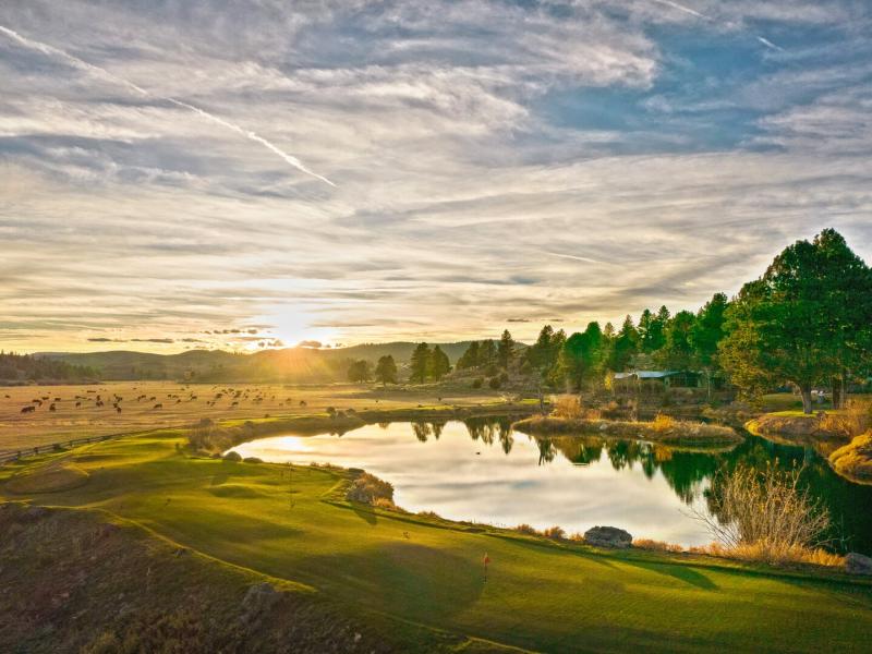 Exterior View with Landscape and Golf Courses