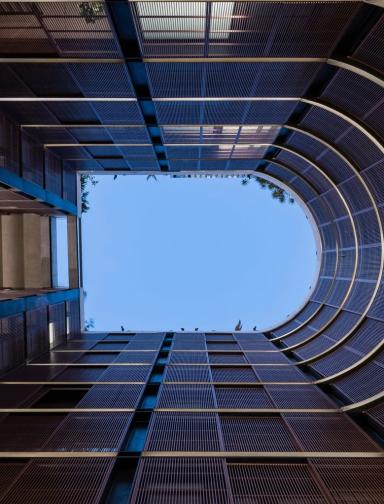 VOLGA | Look-up View of Atrium