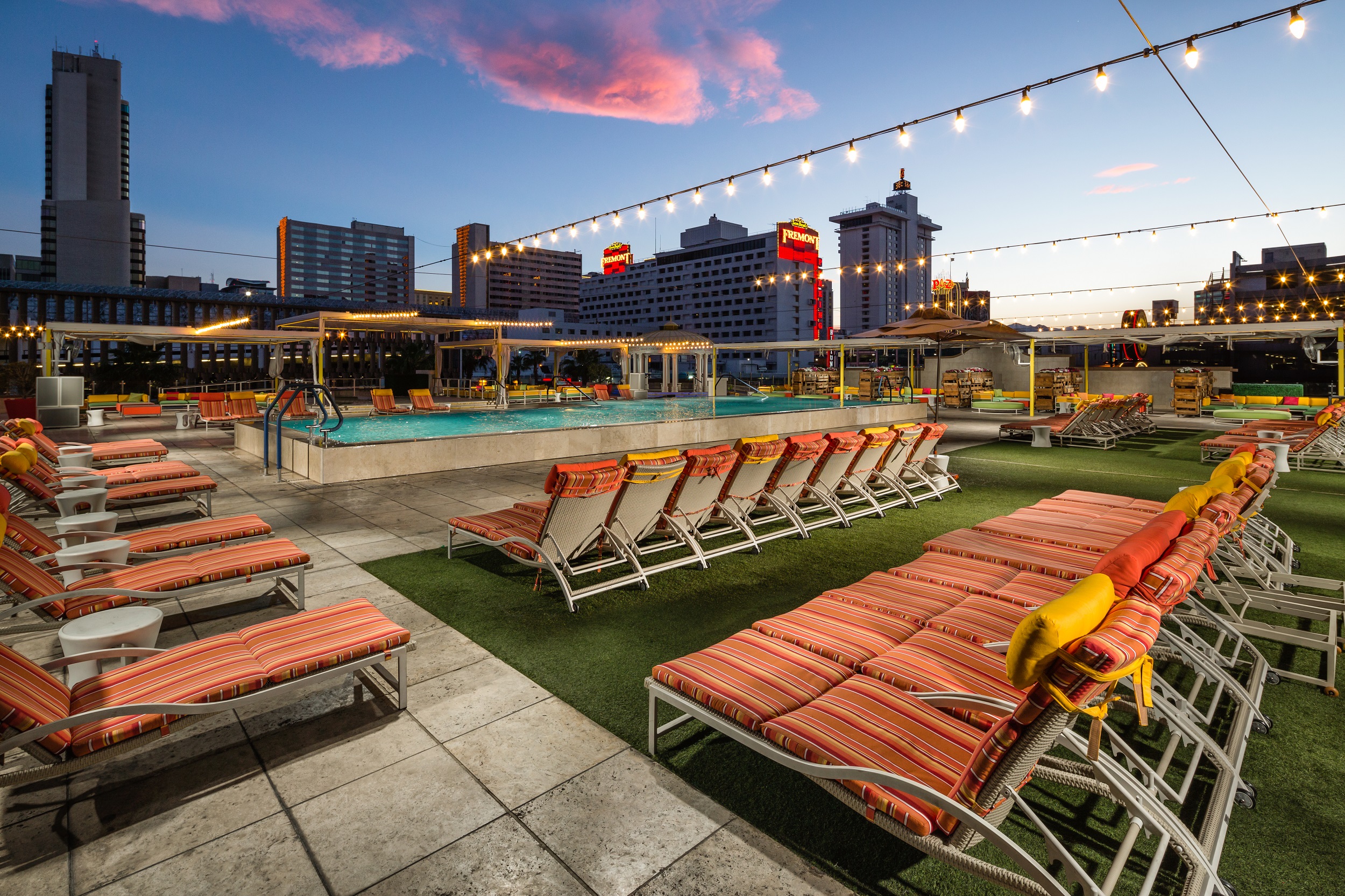 Citrus Grand Pool Deck Dusk