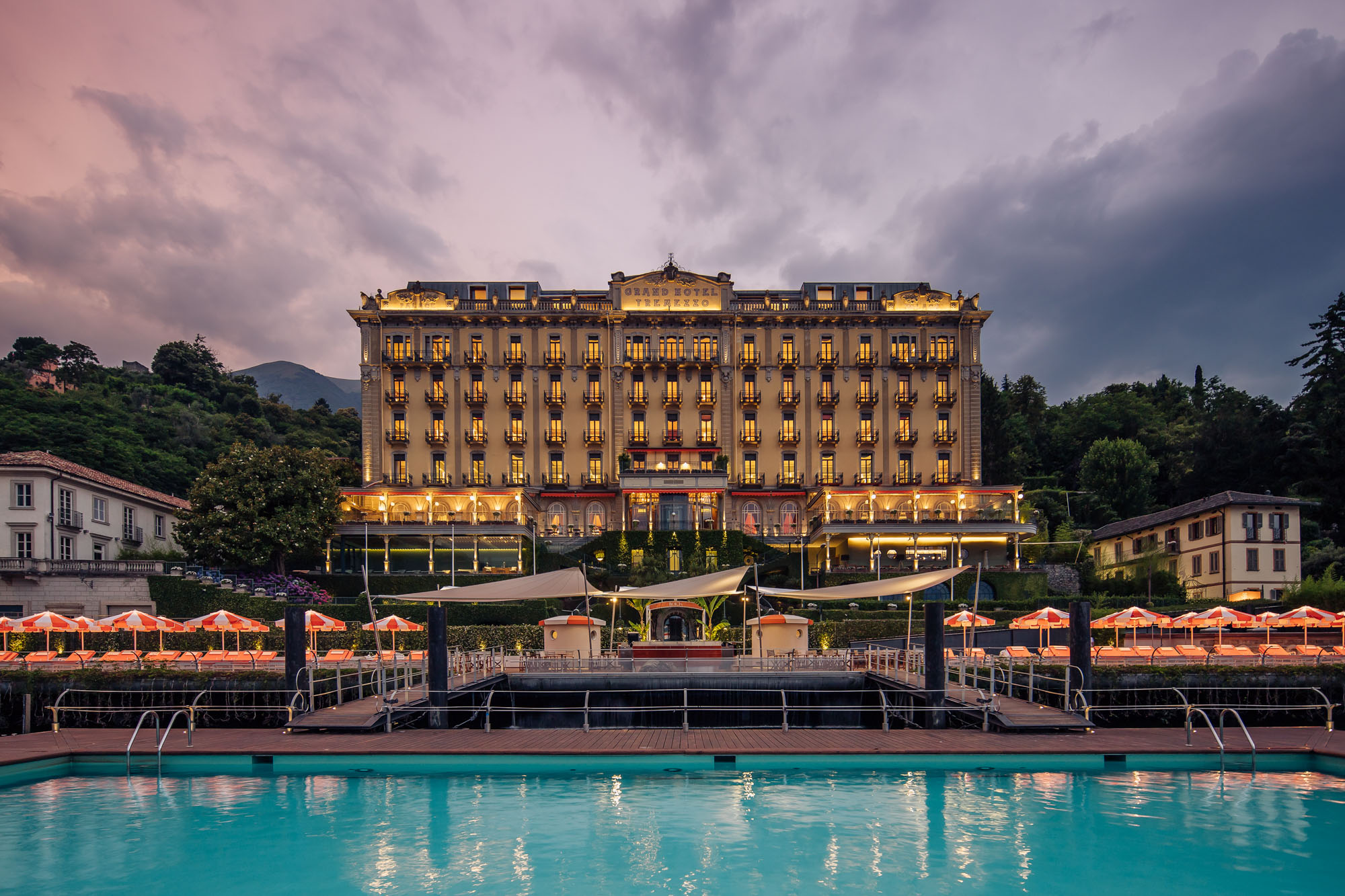Grand Hotel Tremezzo - The Palace at night