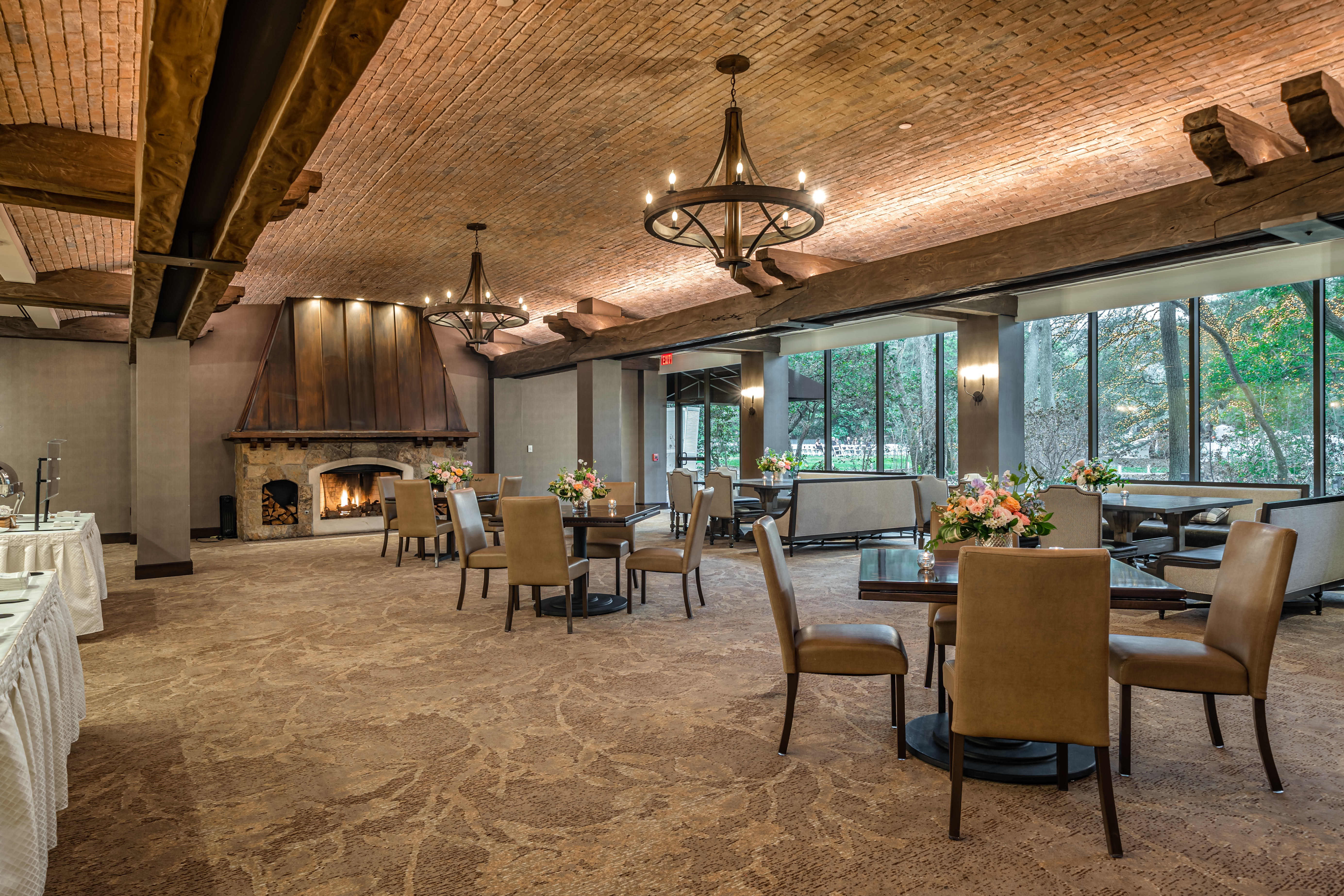The hearth at The Houstonian