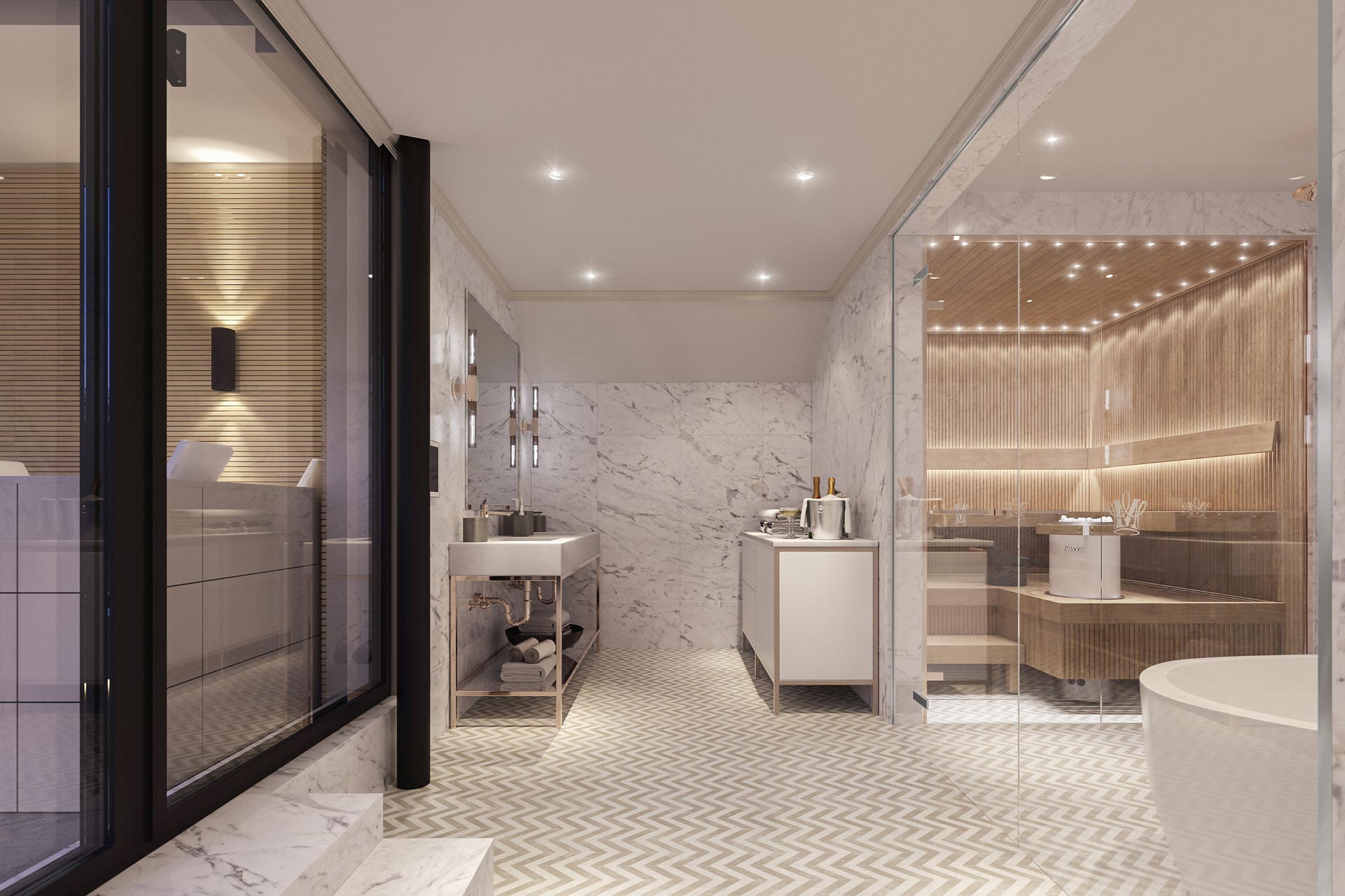 Penthouse Suite Bath
