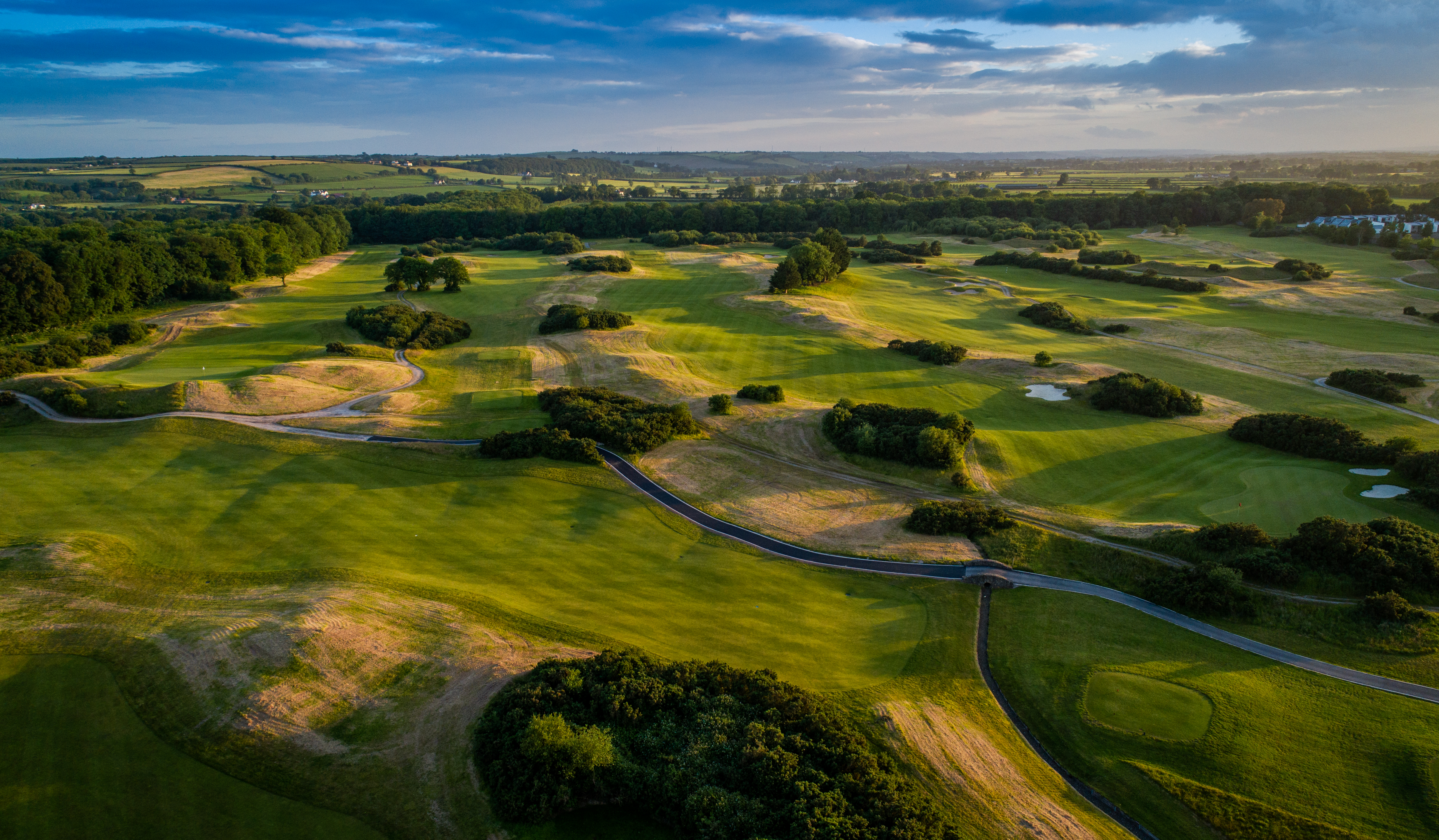Aerial of Castlemartyr Golf Green