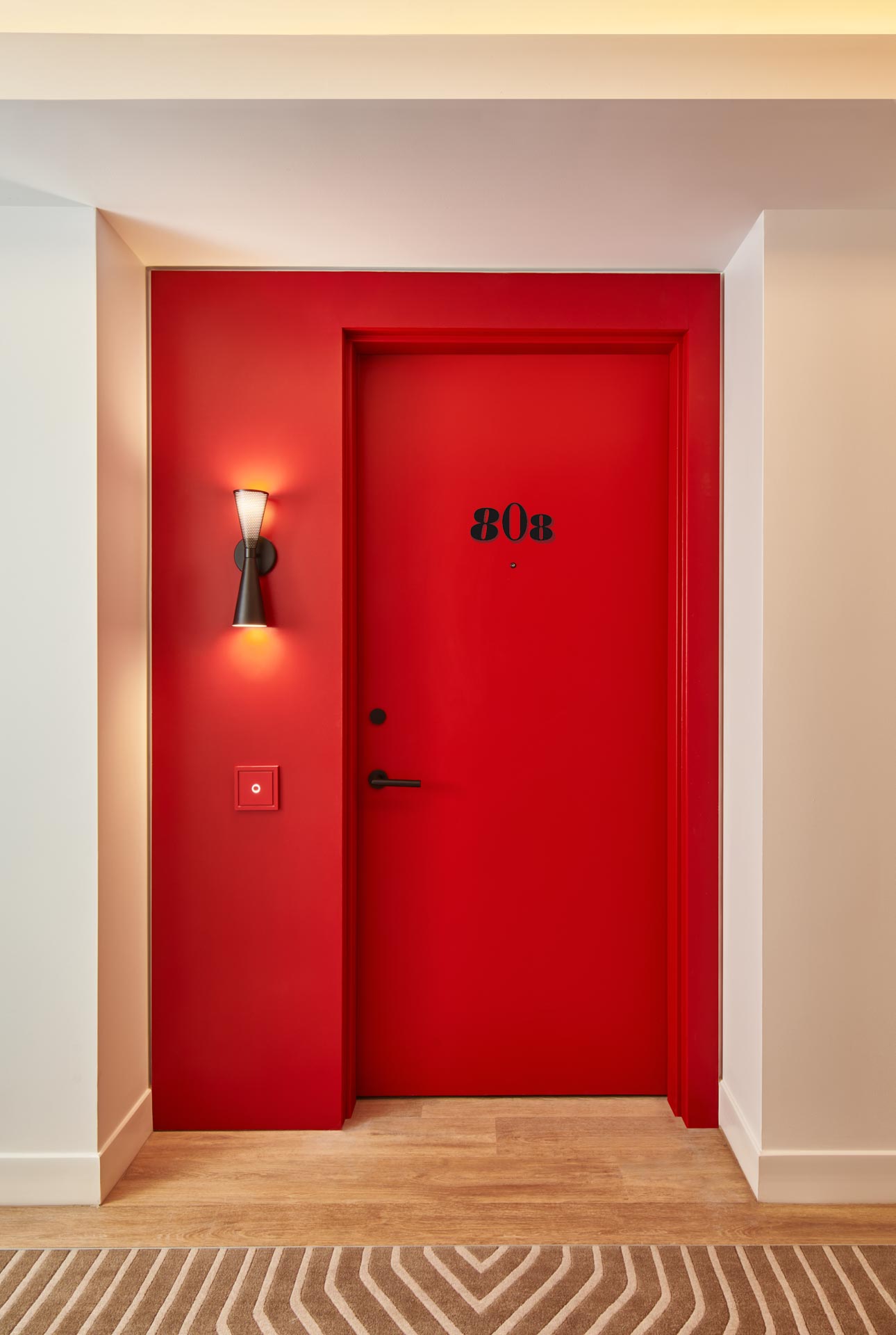 Red door at Virgin NY