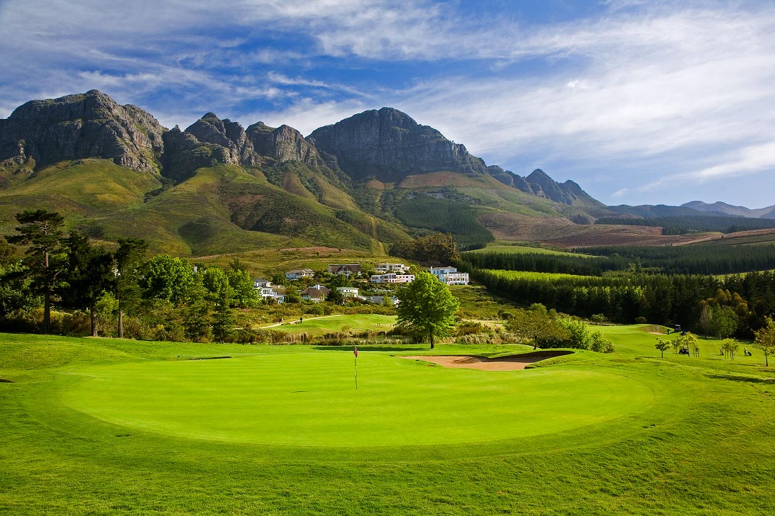Golf Course with Mountains