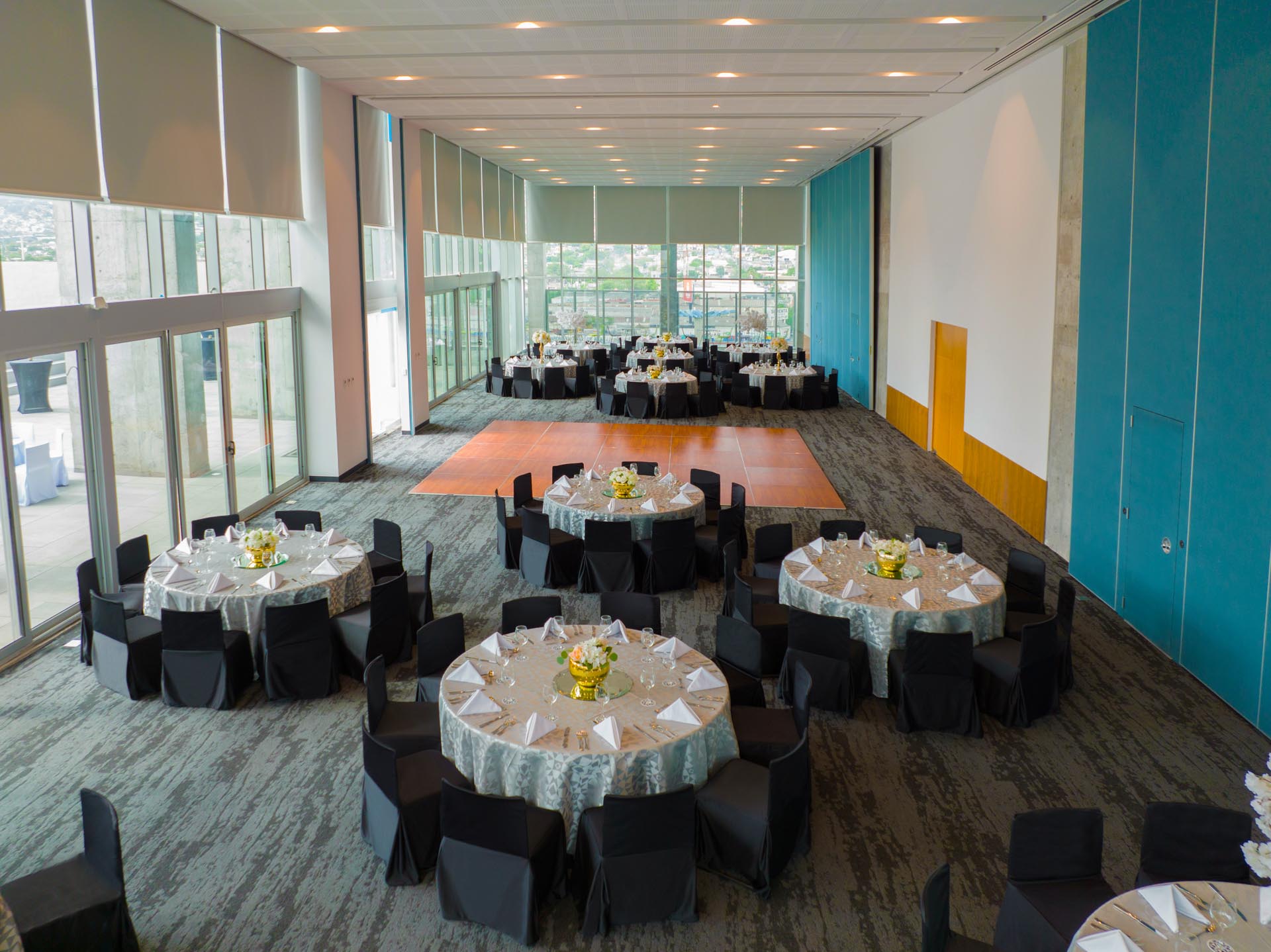 Event Space with round tables