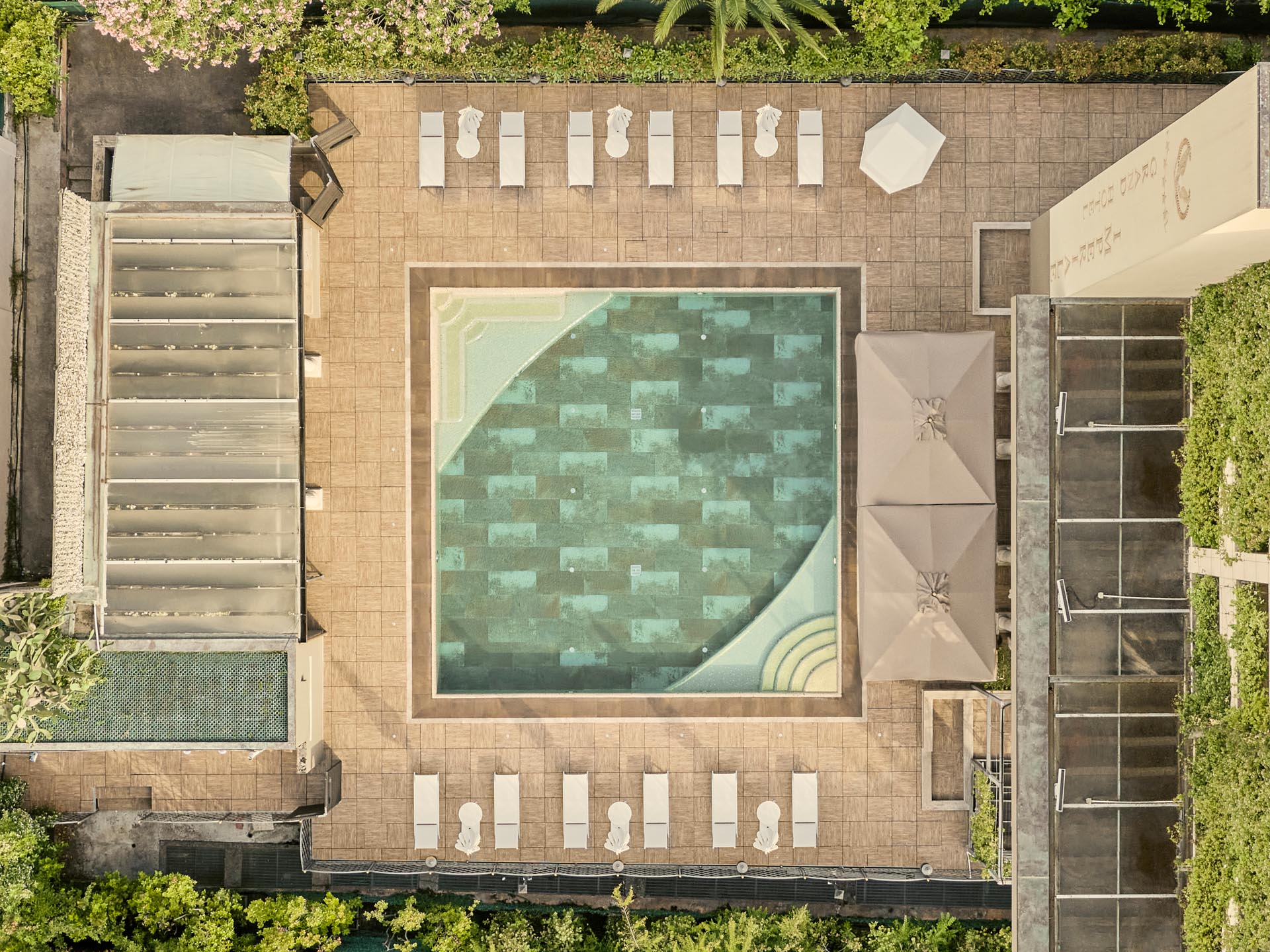 Aerial of Pool
