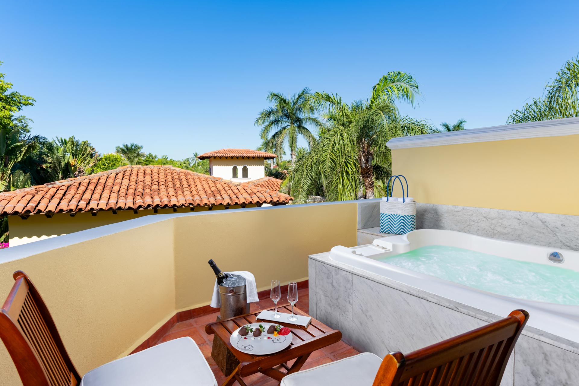 Master Suite Terrace and Hot Tub