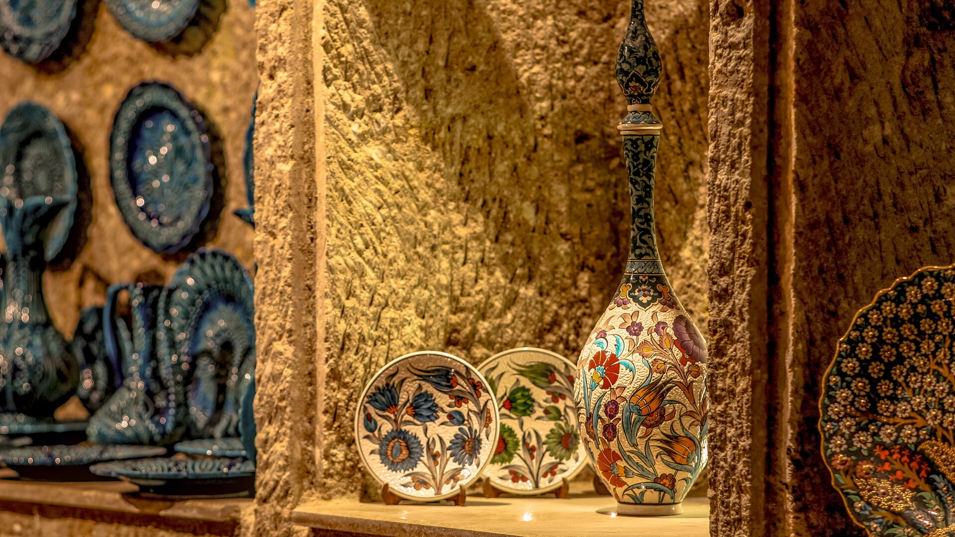 Clay of Cappadocia Pottery Gallery Close-Up