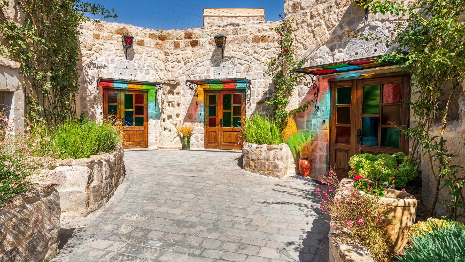 Entrance of Cave Suites