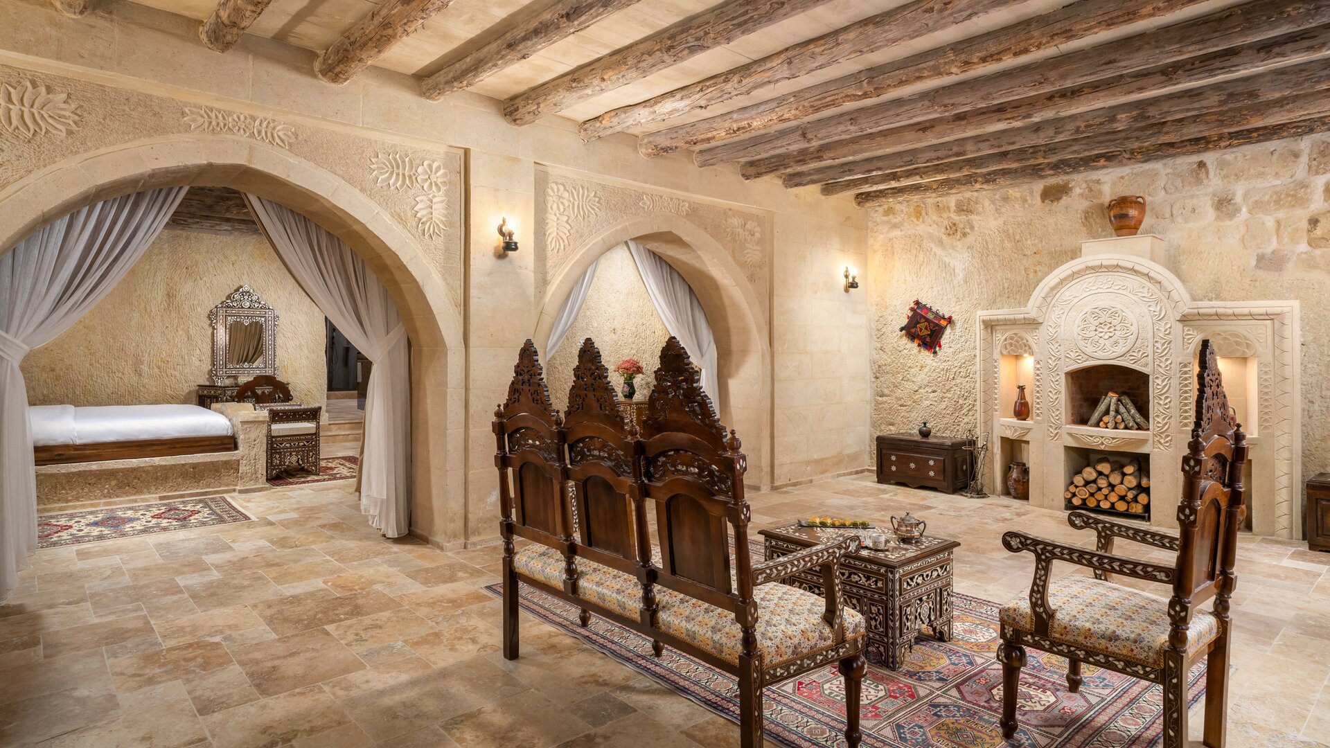 Nevşehirli Damat İbrahim Paşa Cave Suite Living Room