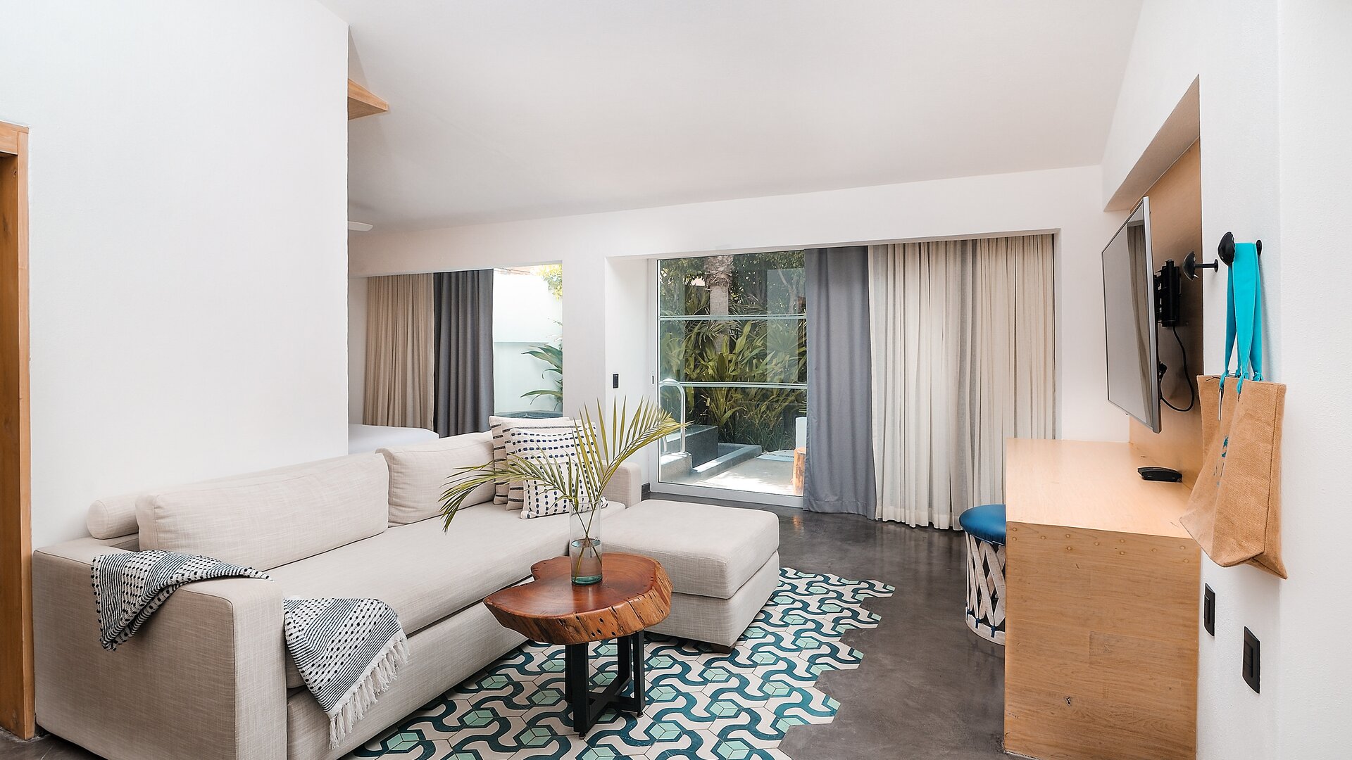 Poolside Villa Living Room