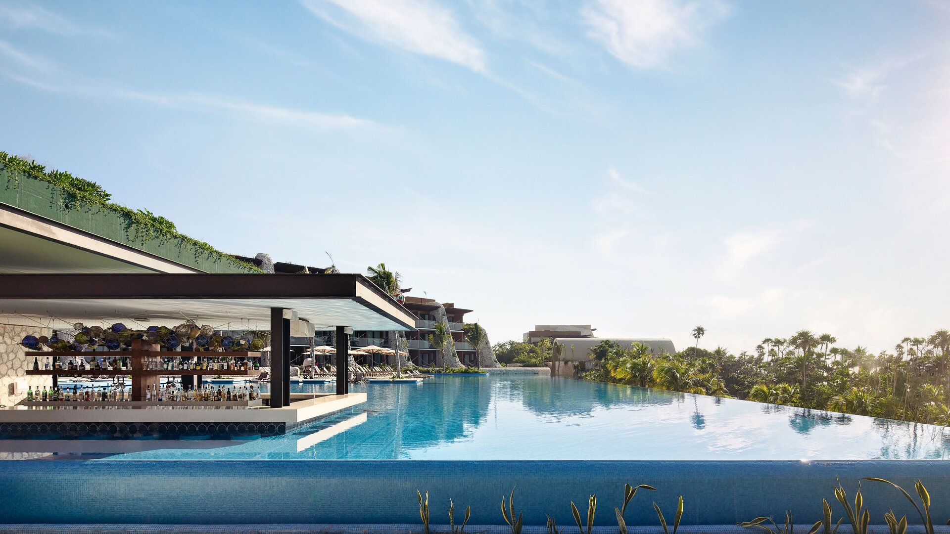 Infinity Pool with Swim-up Bar