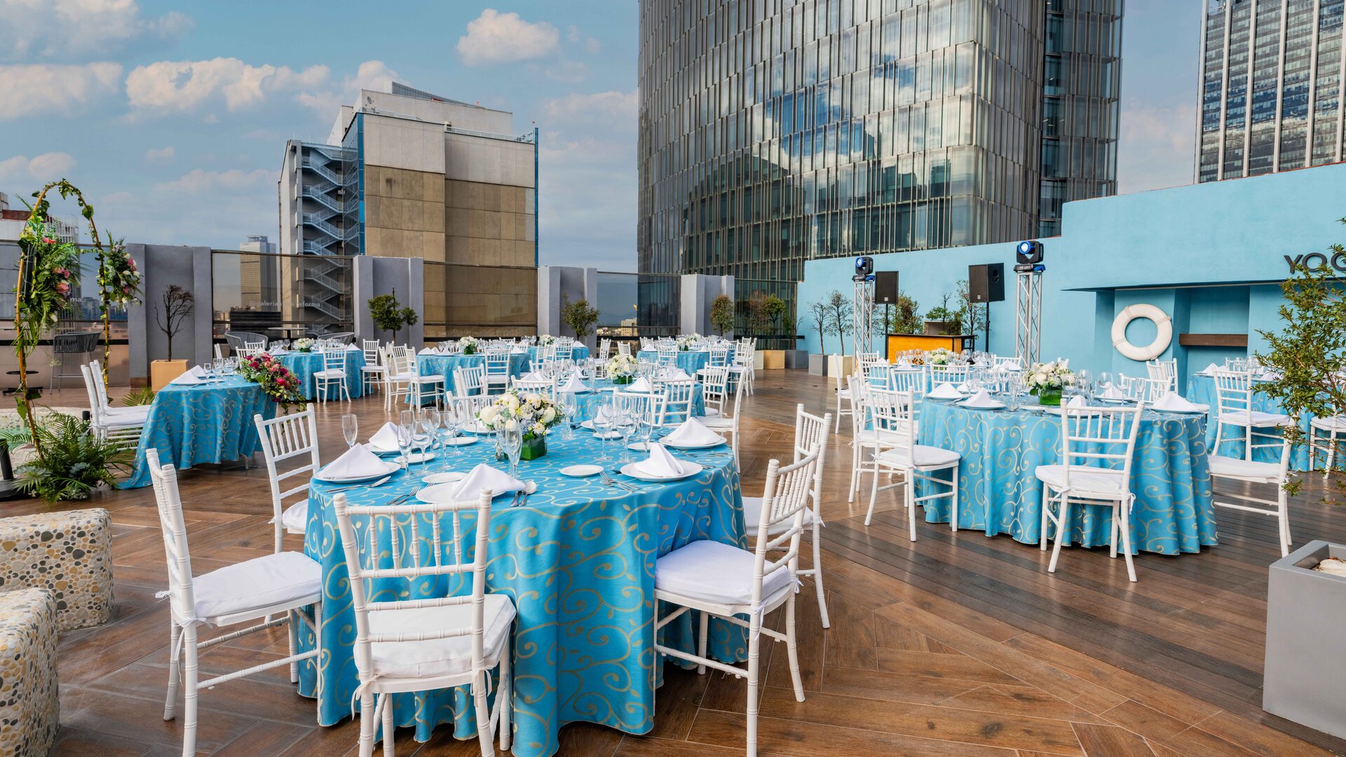 Terrace/Rooftop Event Setup