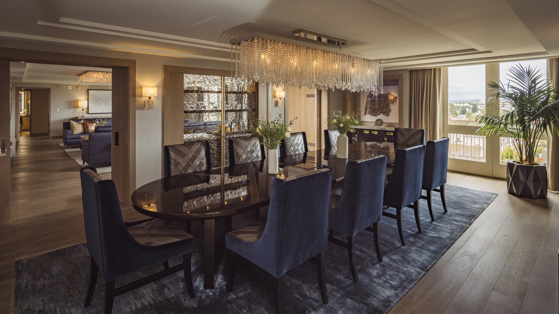 L'Ermitage Suite Dining Room