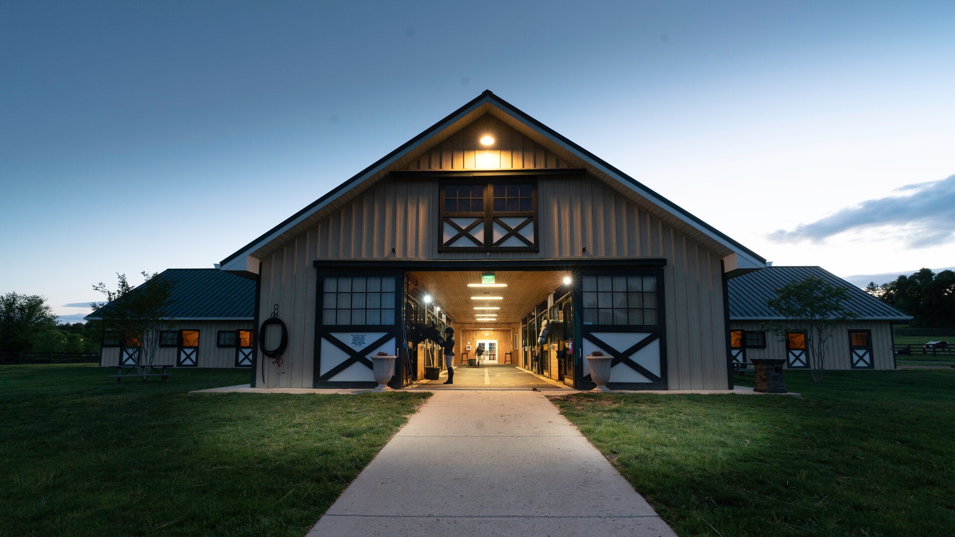 Horse Stables Exterior Entrance