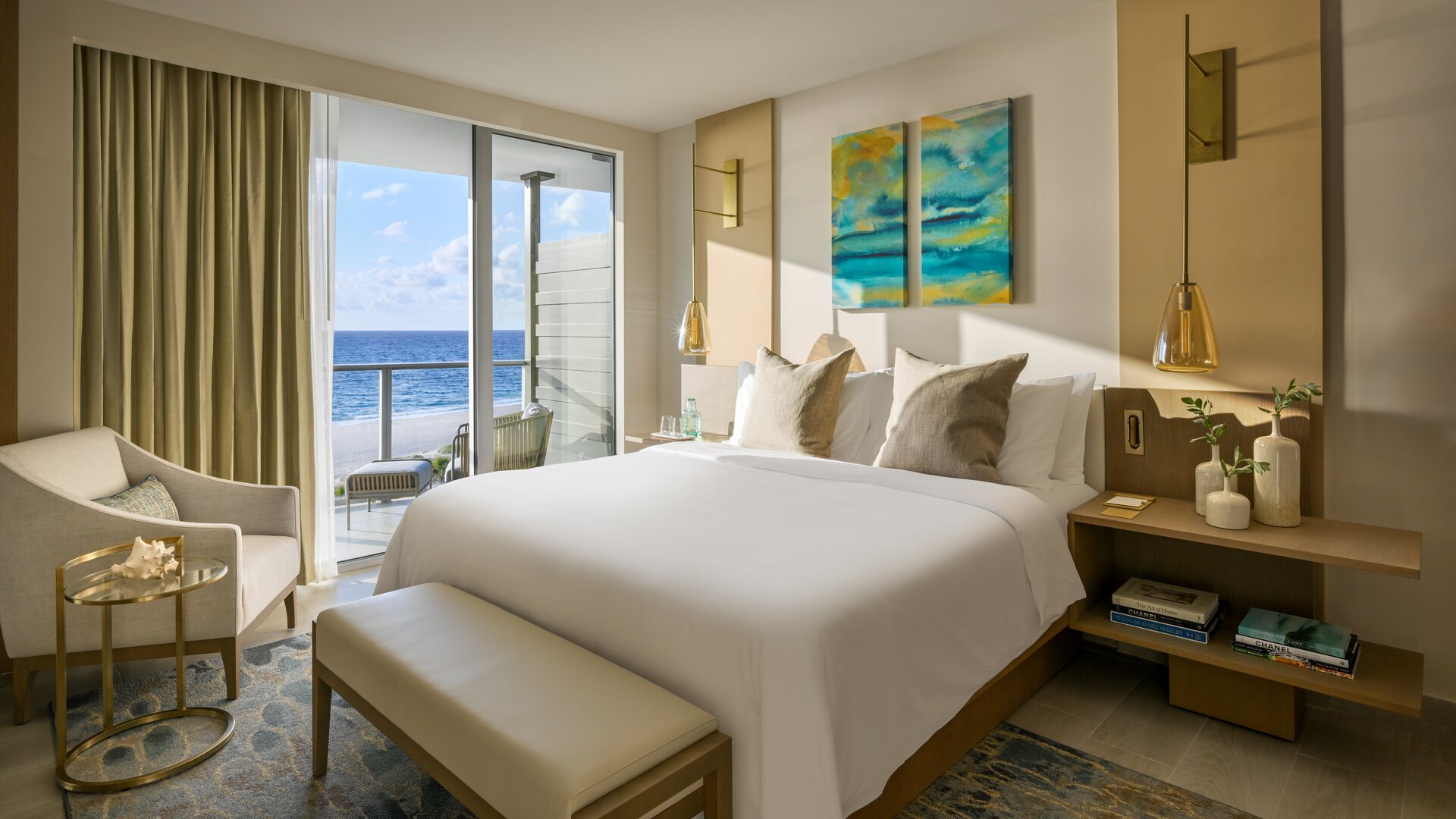 Ocean Facing Jr Suite Bedroom