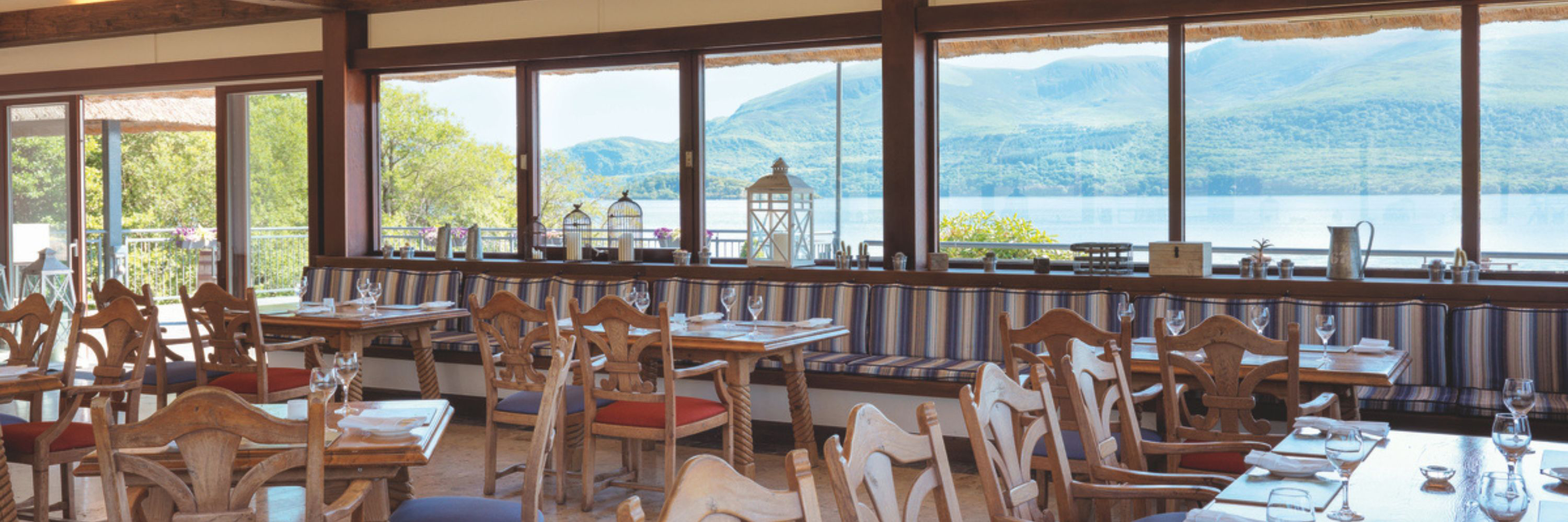 Dining with views of water