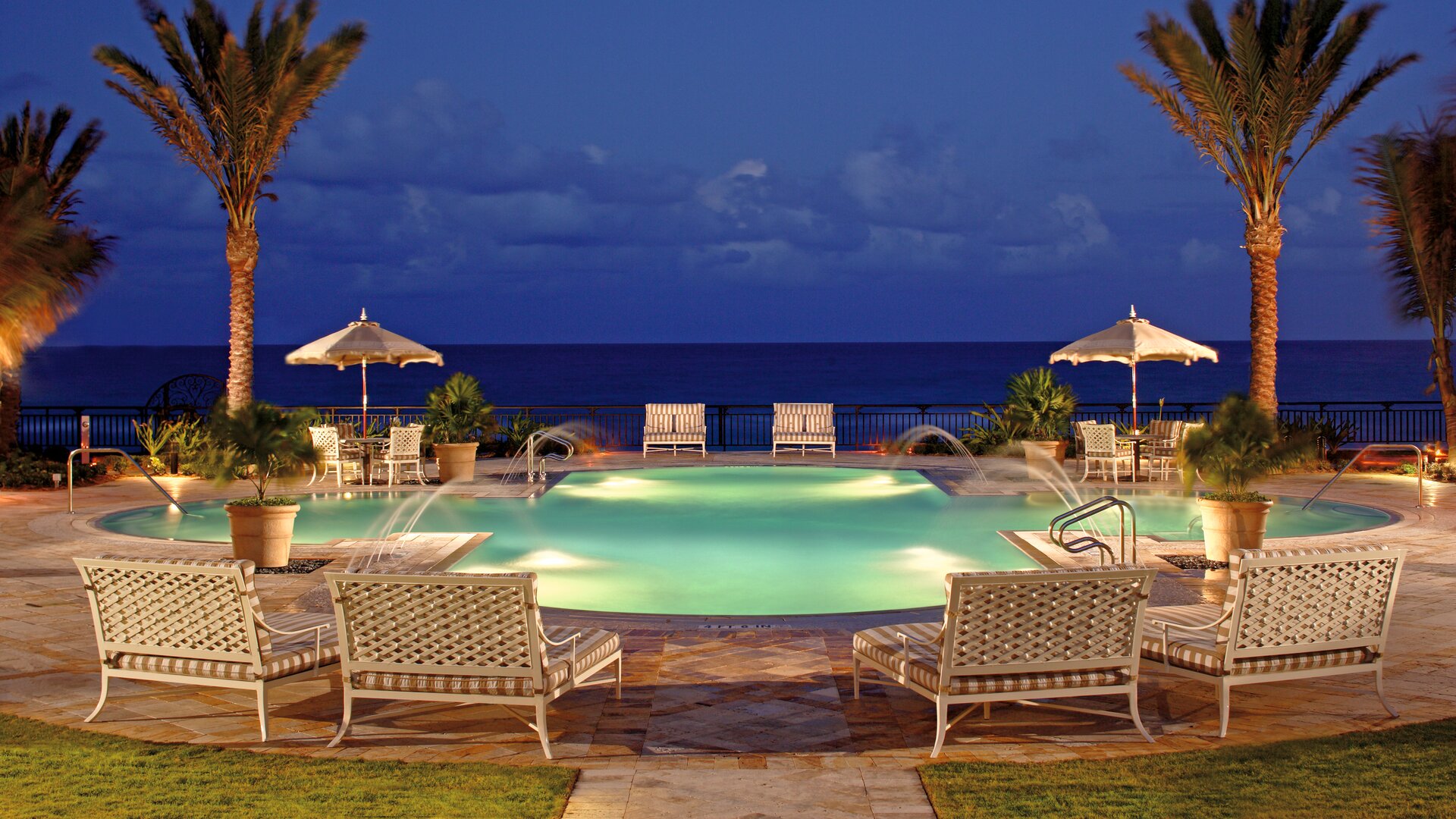 Tranquility Pool Evening Shot