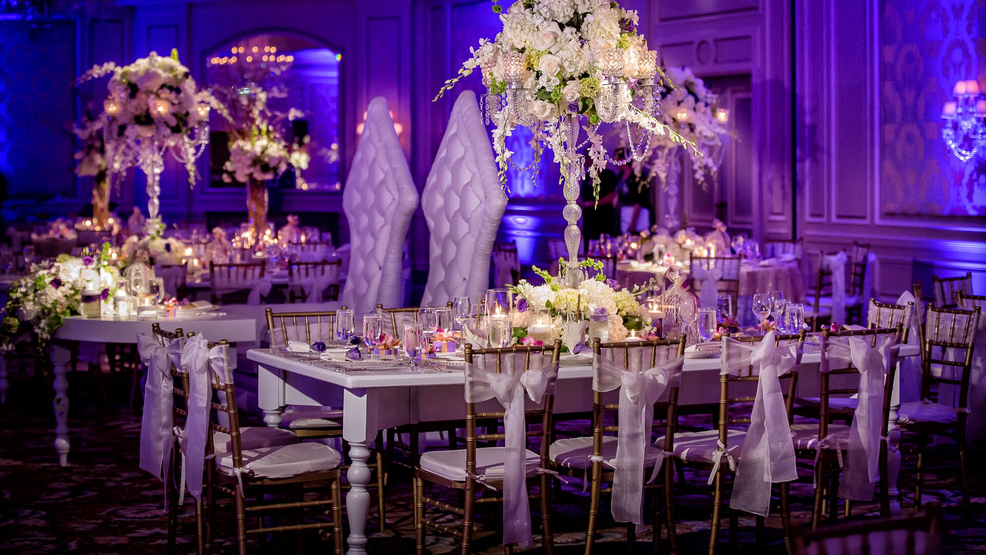 The Grand Ballroom Wedding Setup