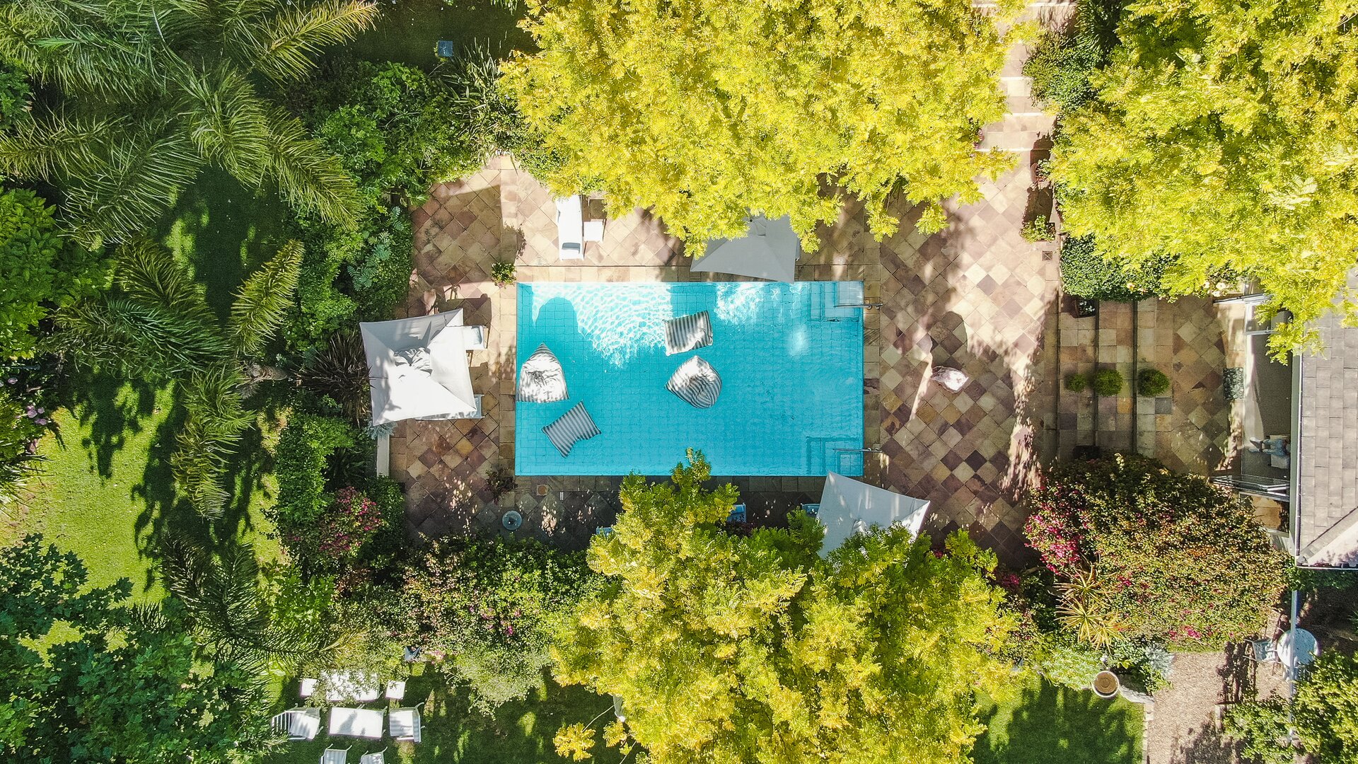 Pool Birdseye Shot