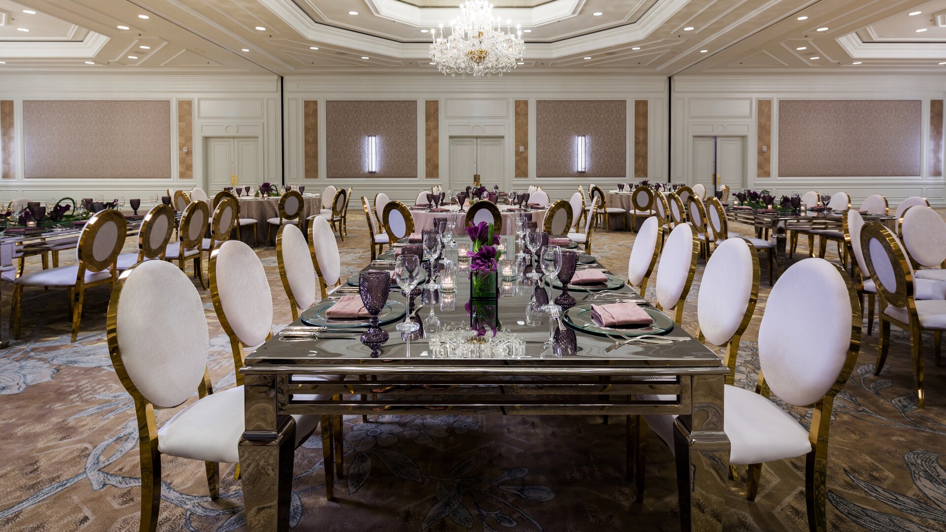 The Grand Ballroom Formal Banquet Setup