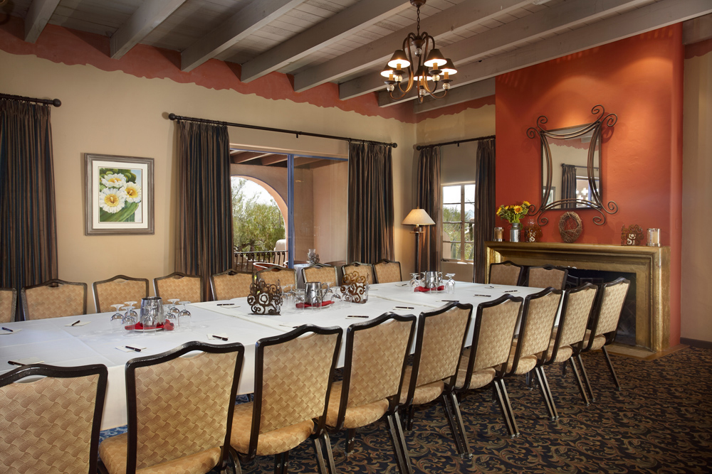 Hacienda Room Event Space Meeting Setting