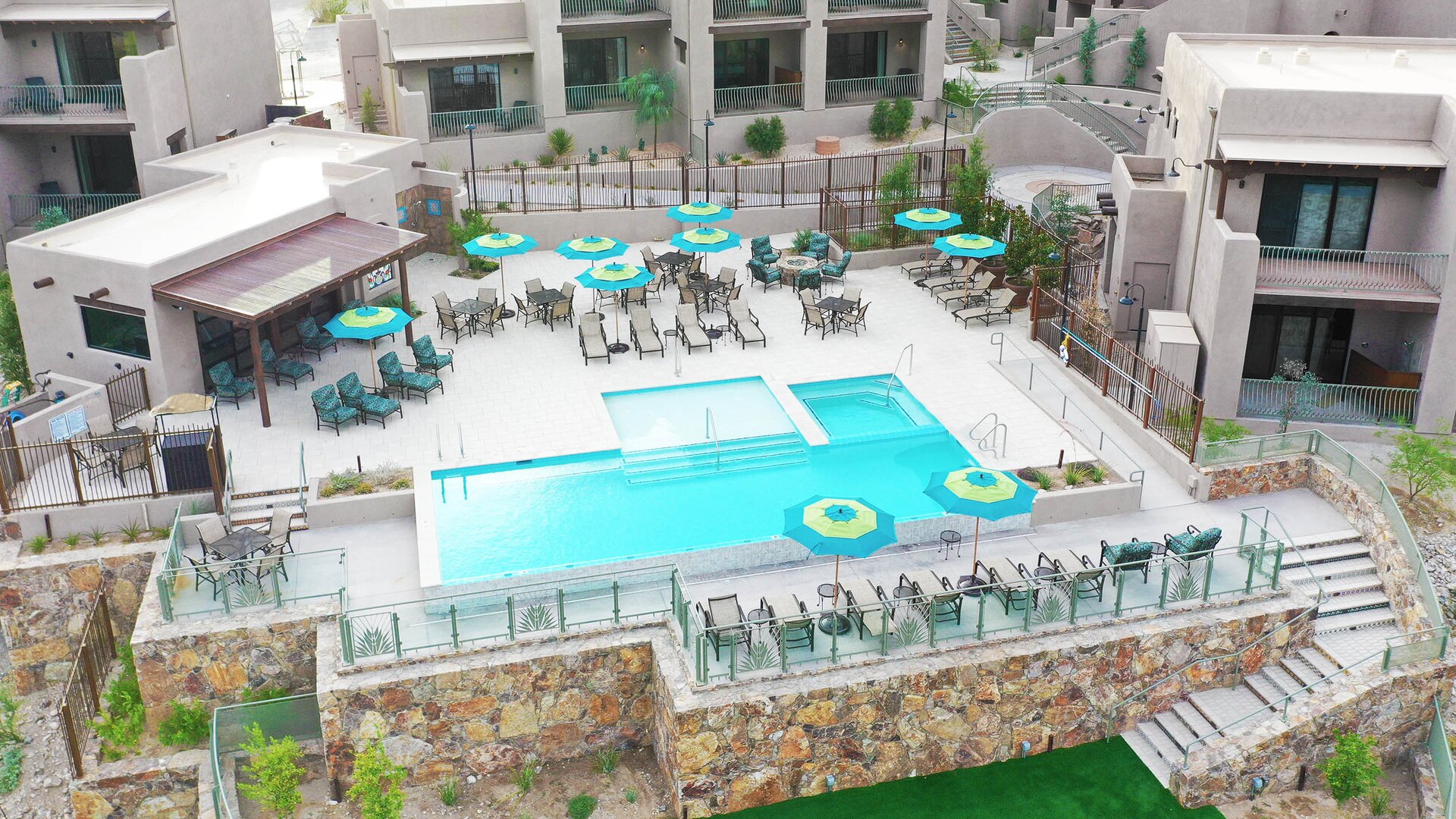 Pool Aerial Shot