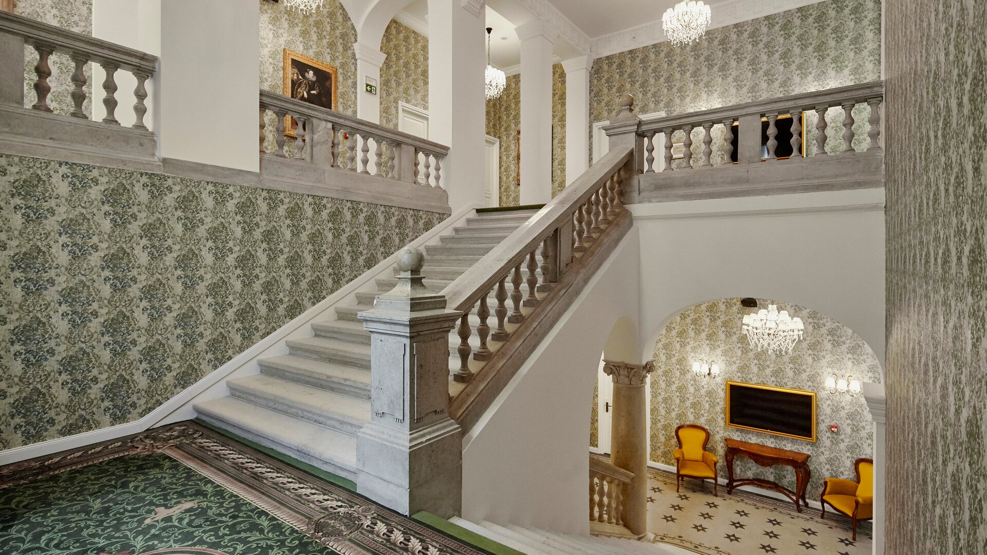 Staircase to Guestrooms
