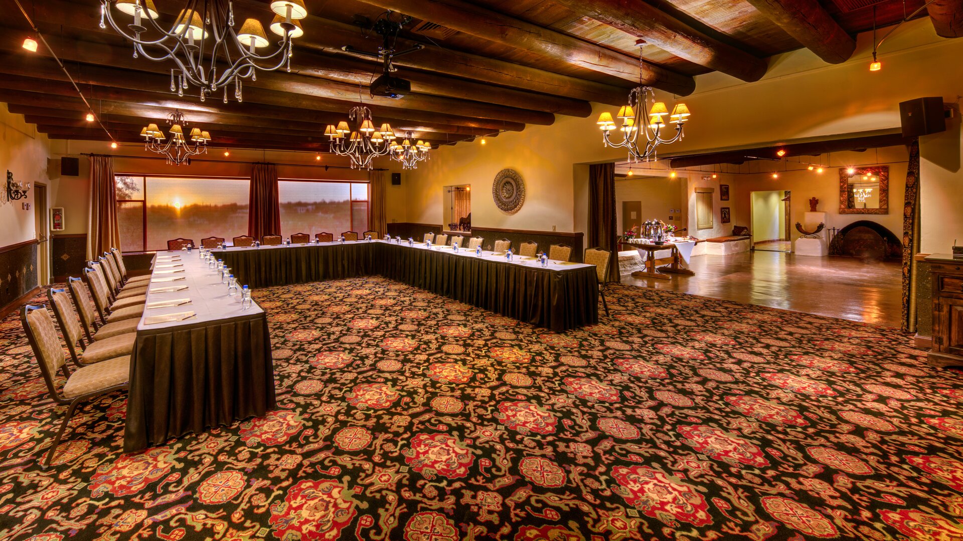 Casa Feliz Event Space U-Shape Setting