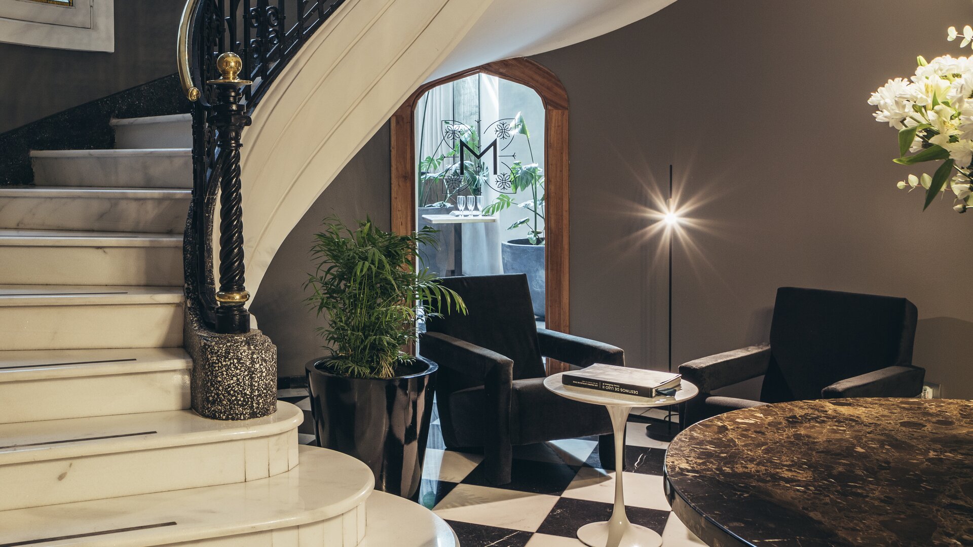 Common Area Seating and Staircase