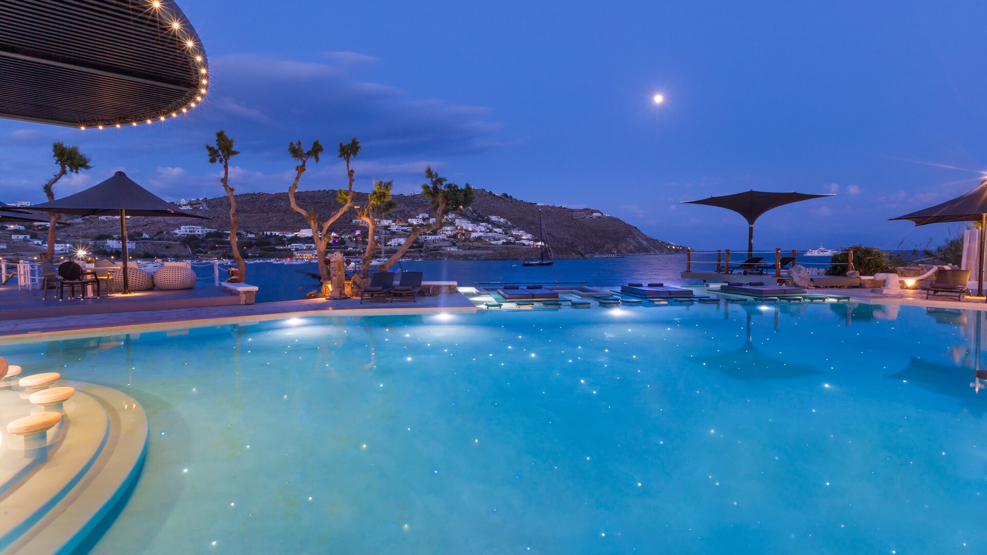 Pool Evening Shot