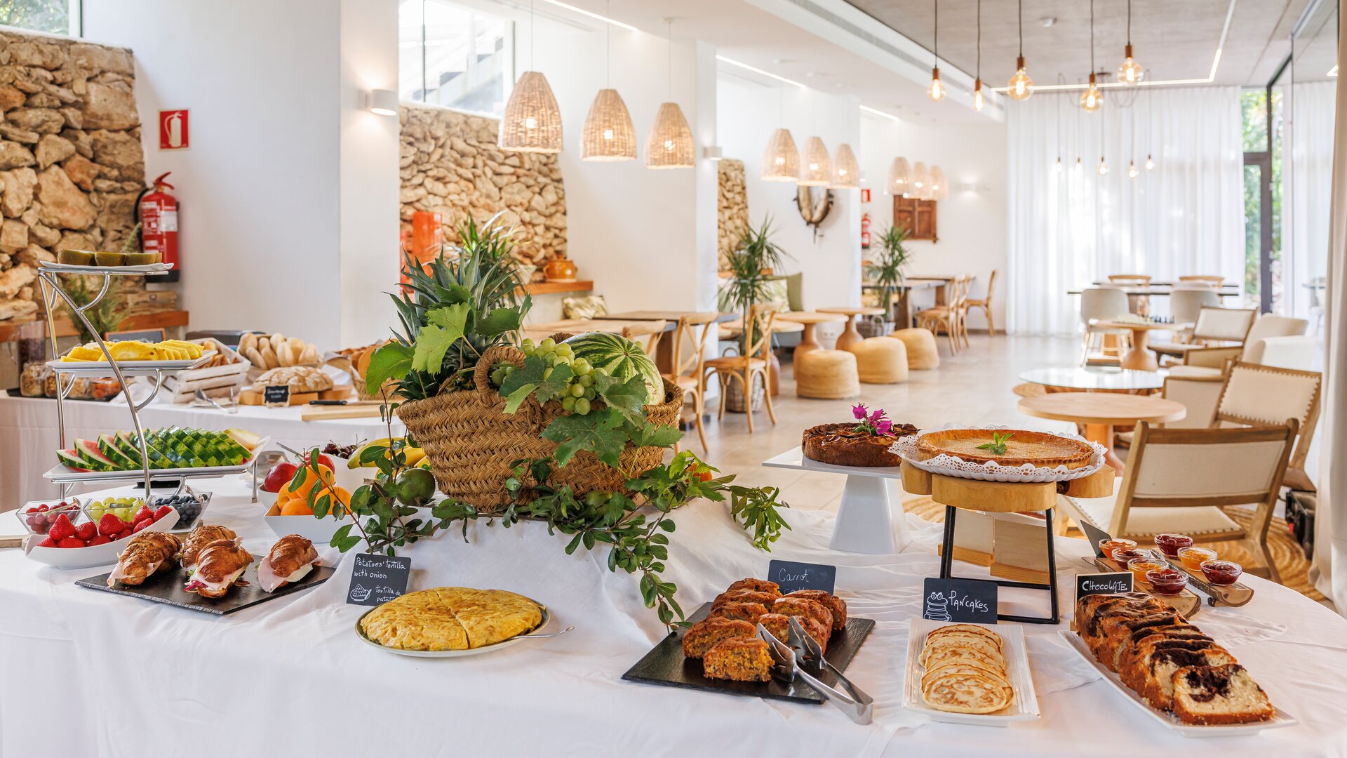 Can Lluc's Restaurant Breakfast Buffet