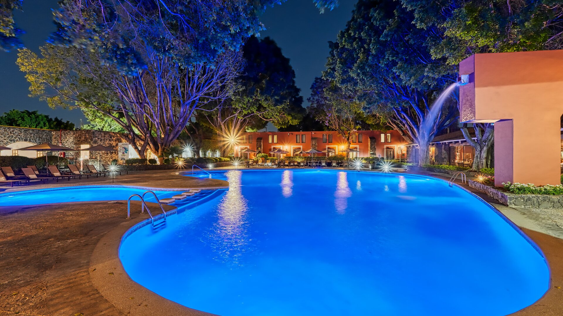 Pool at Night