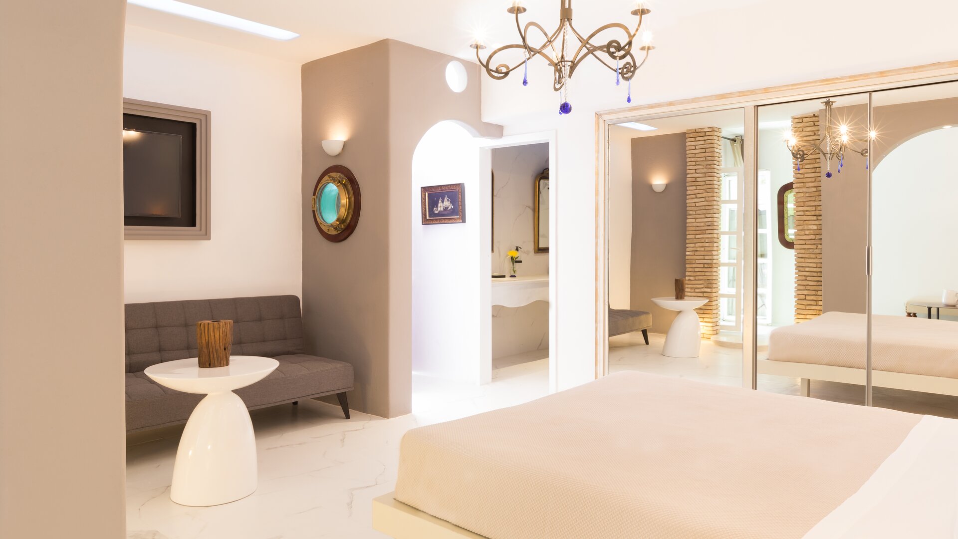 Junior Suite with Garden View Bedroom