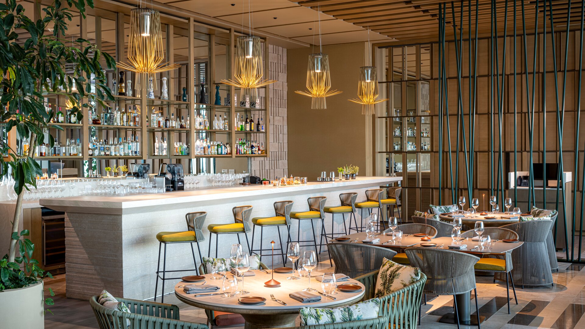 Loto Robata Grill Restaurant Interior Bar Area