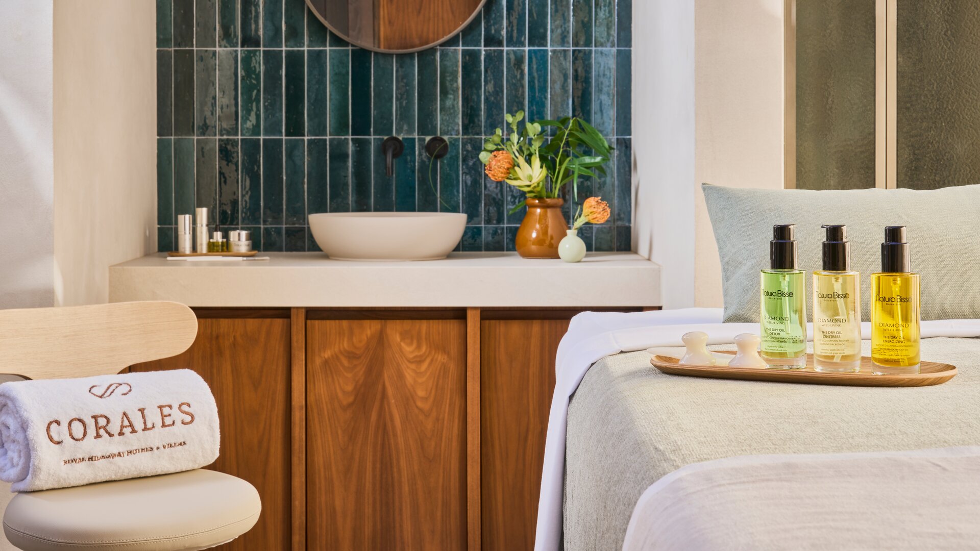 Corales Wellness Spa Treatment Room Detail