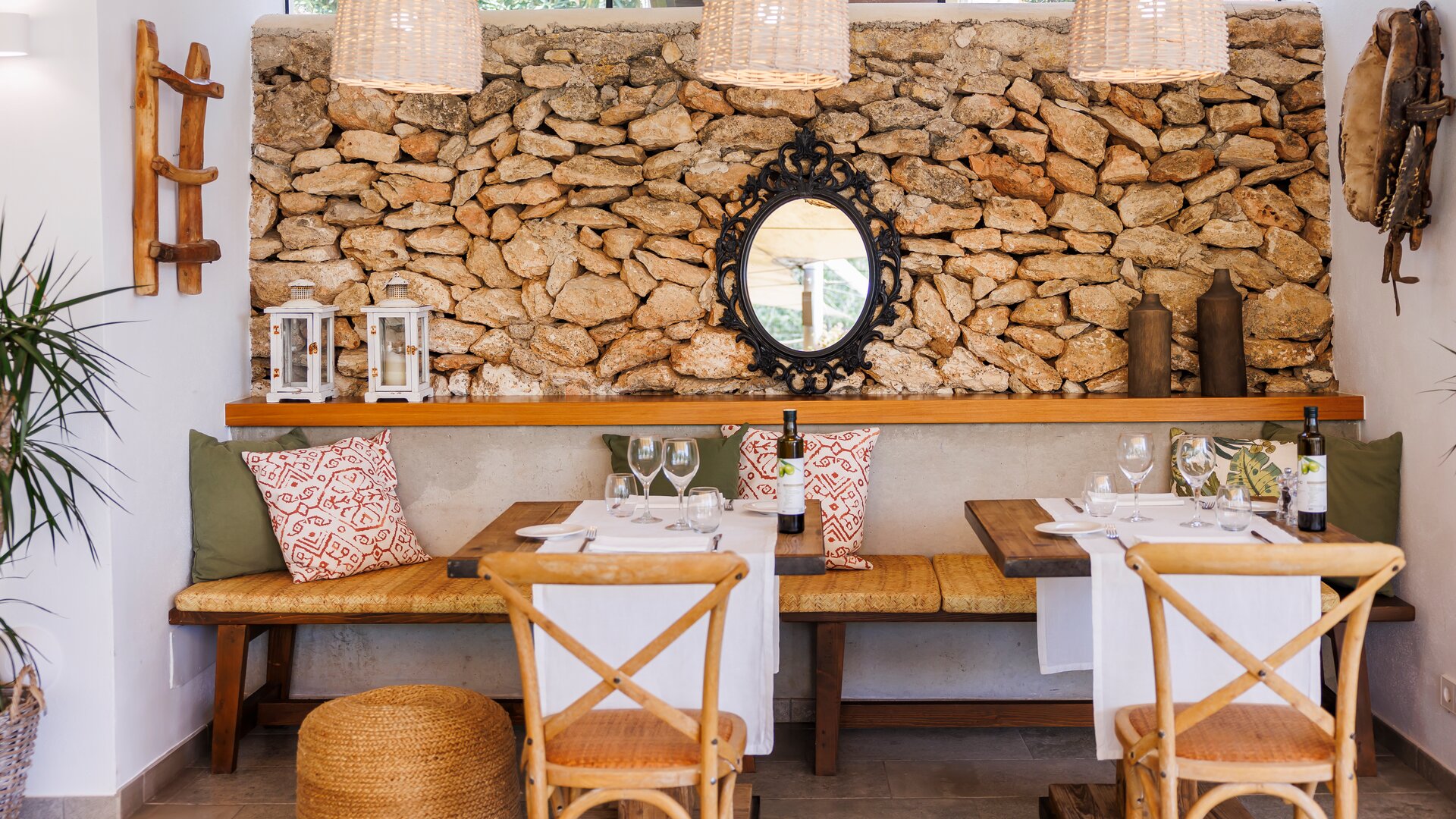 Can Lluc's Restaurant Dining Tables