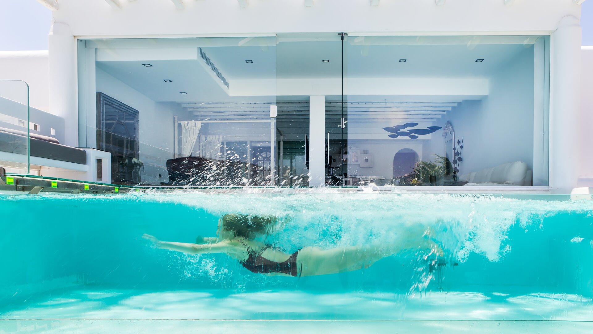 Signature Suite 130° Section Shot of Pool and Suite