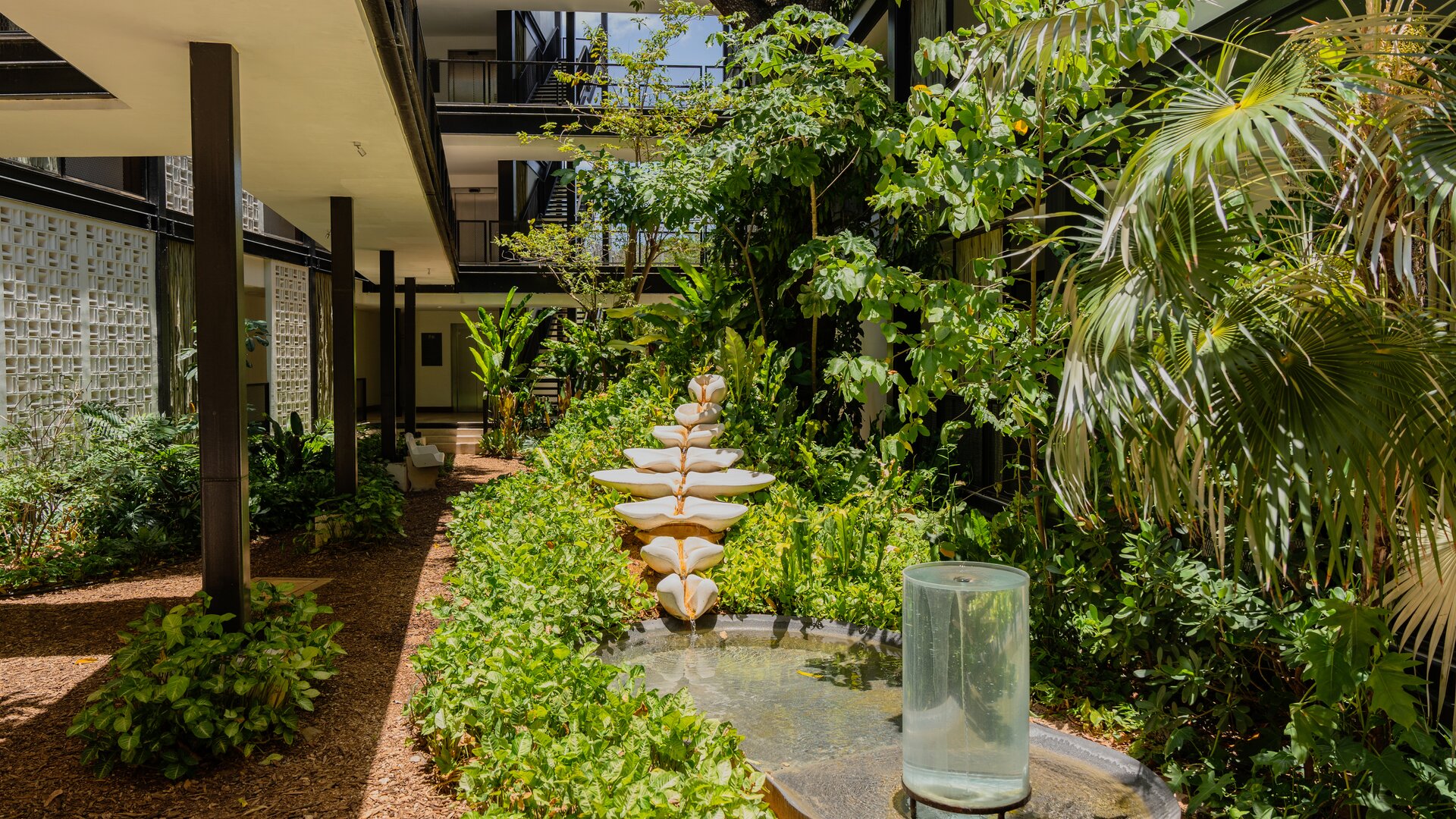 Interior Courtyard and Garden