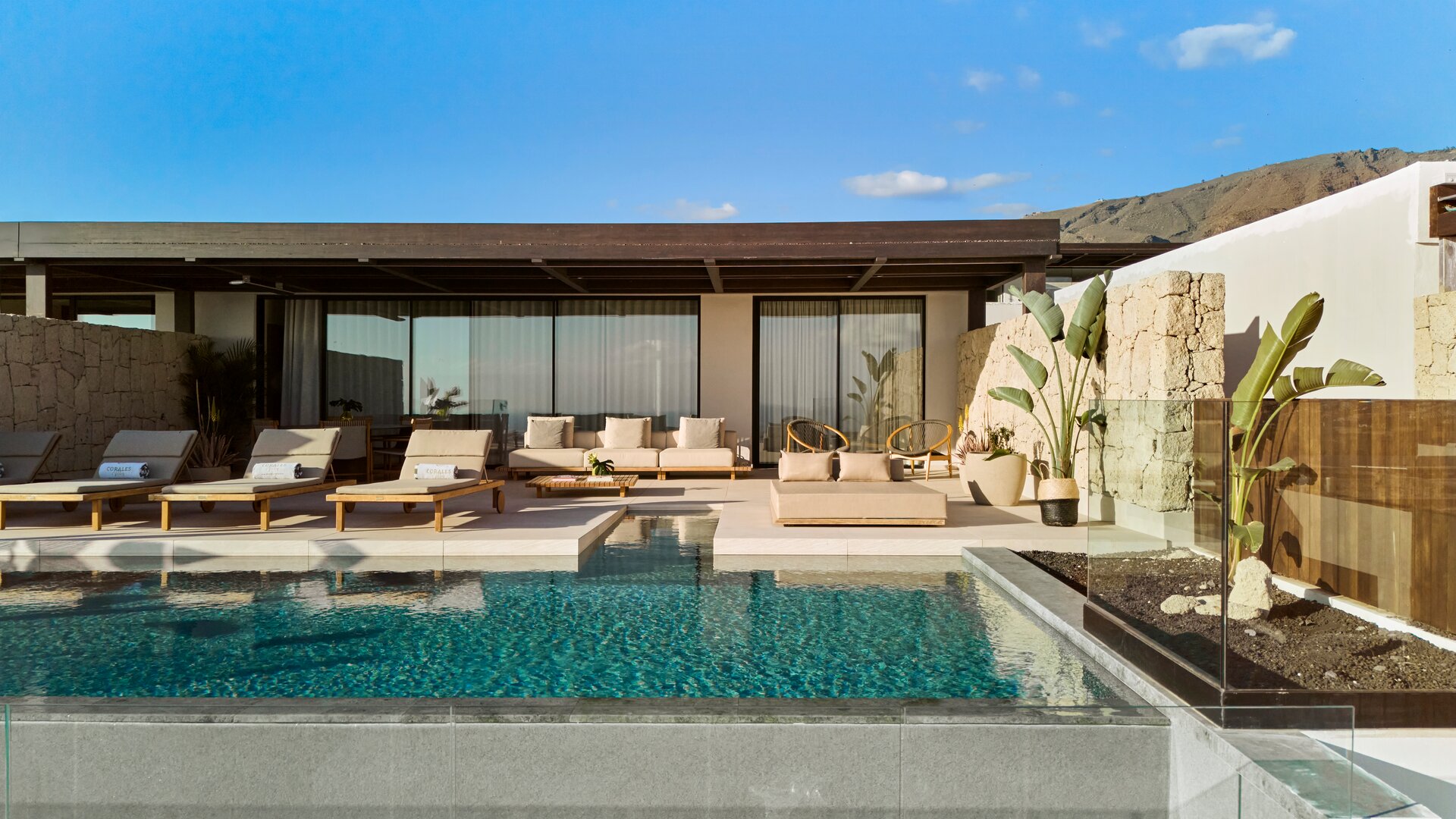 Villa Suite Exterior View of Terrace and Private Pool