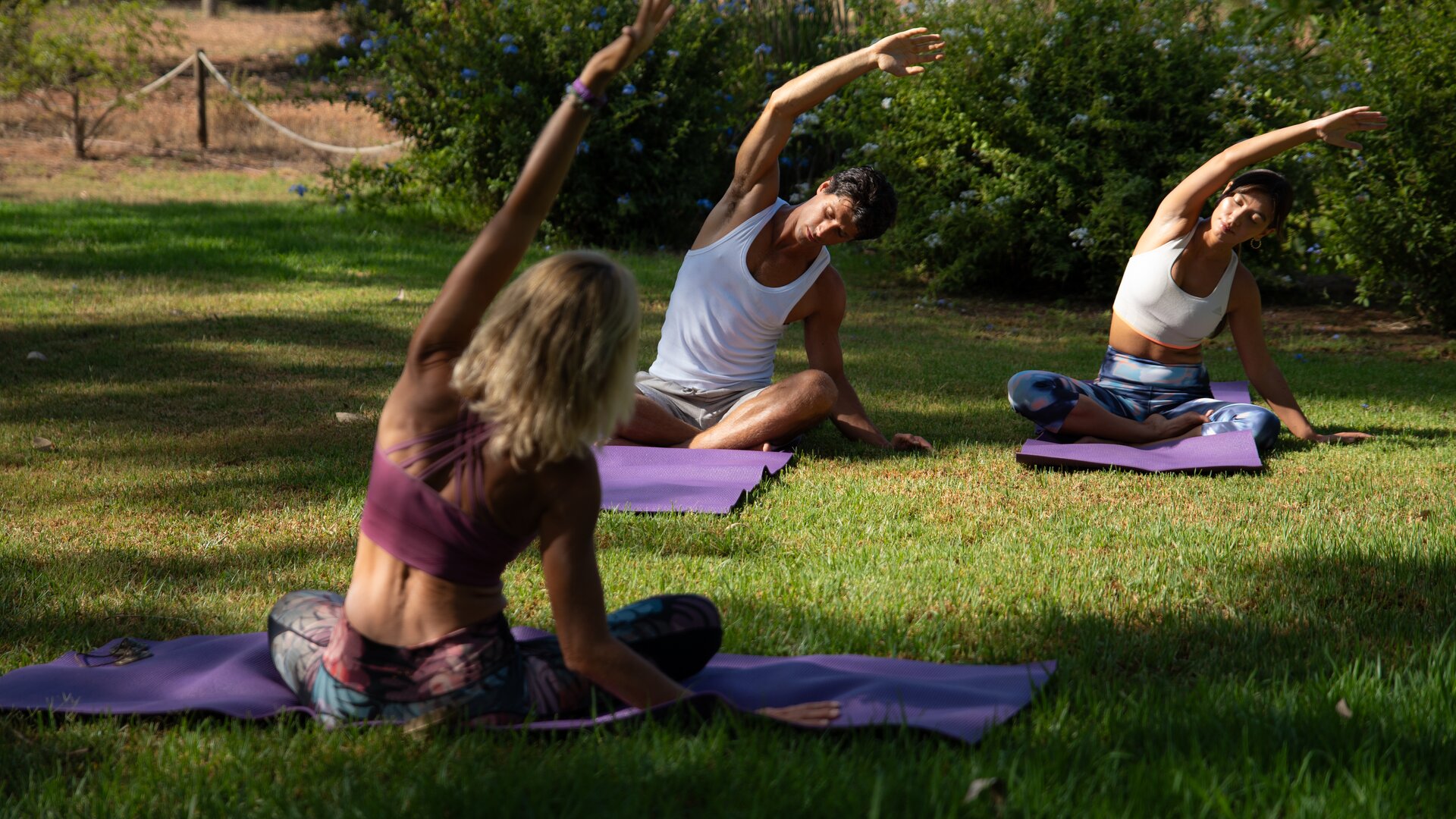 Garden Yoga Class
