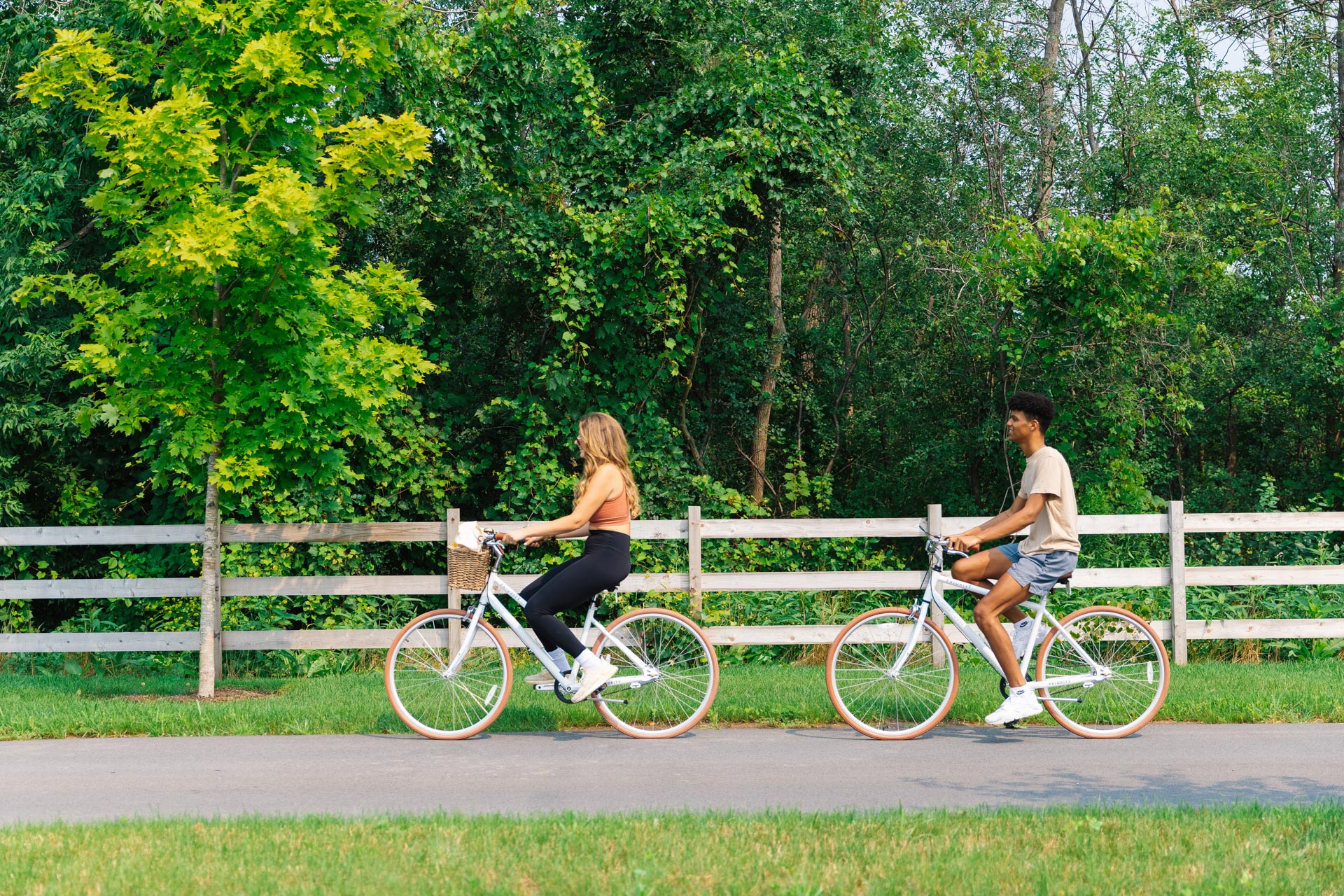 Bike riding
