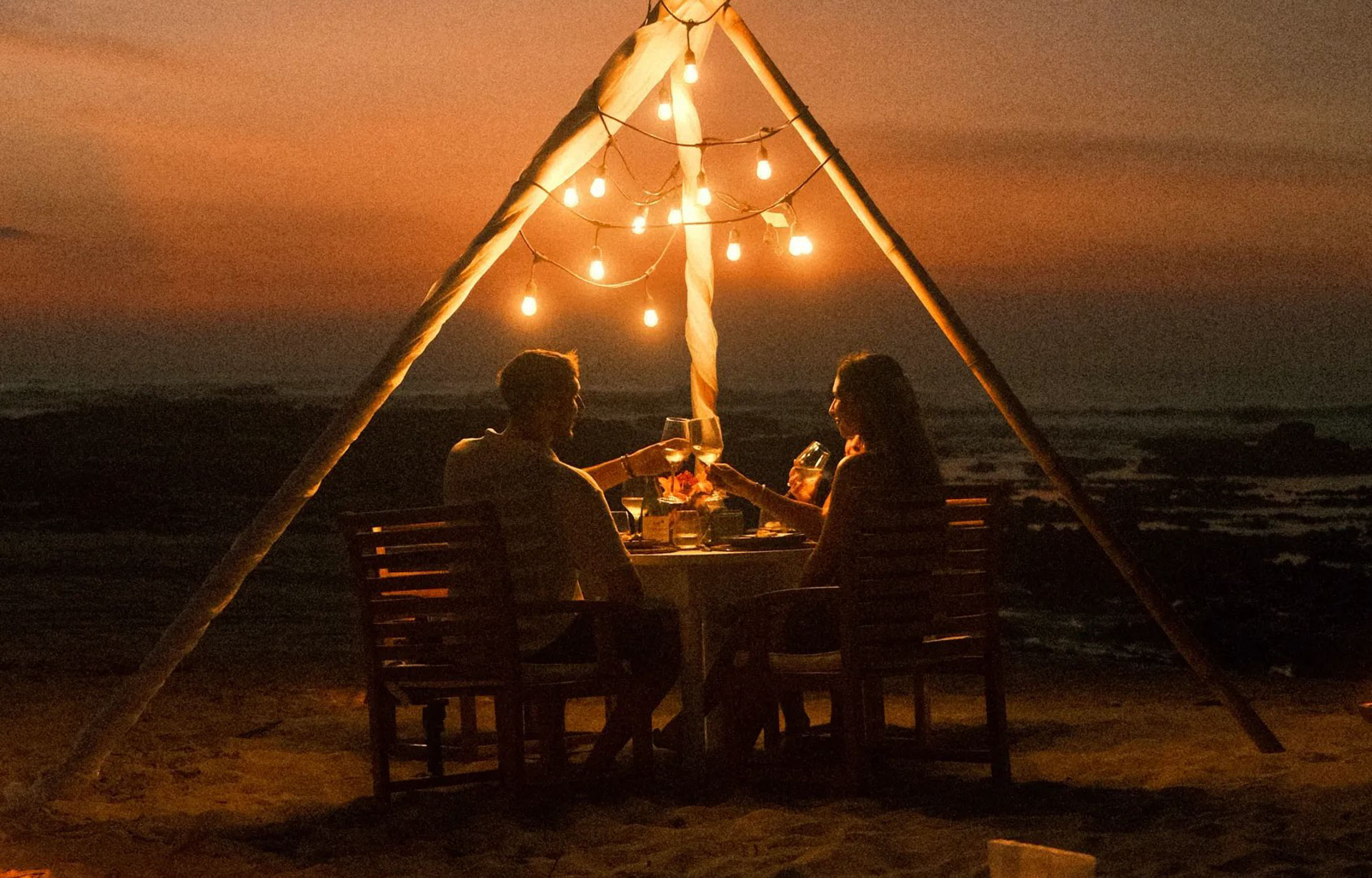 Private Dining on the Beach
