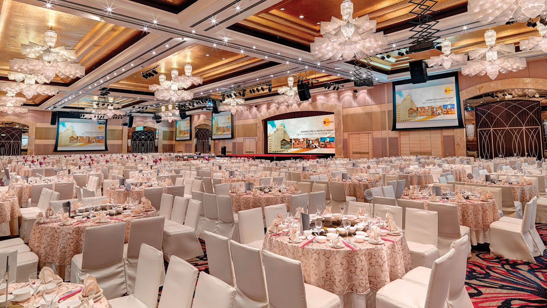 Imperial Ballroom Event Space Wedding Reception Setting