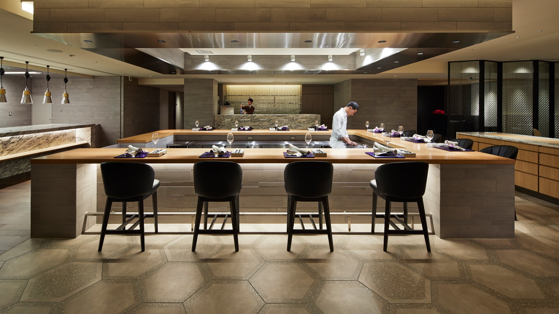 Scalae Restaurant Open Kitchen Seating
