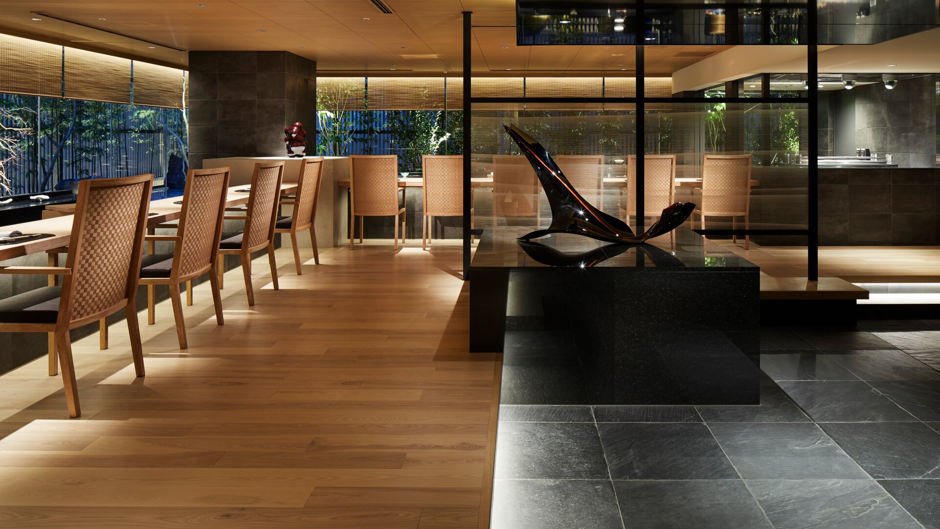 Kizahashi Restaurant Bar Seating