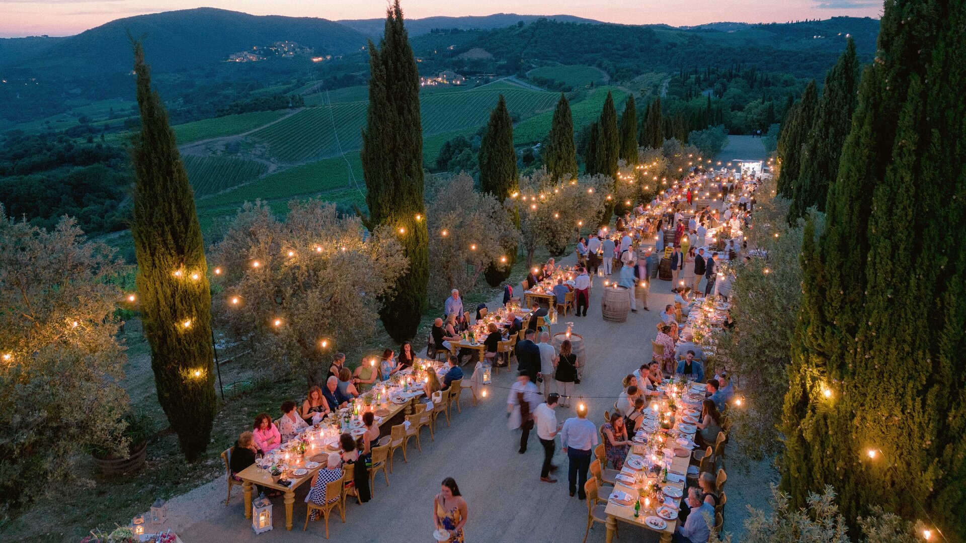 Tuscan Outdoor Party Event