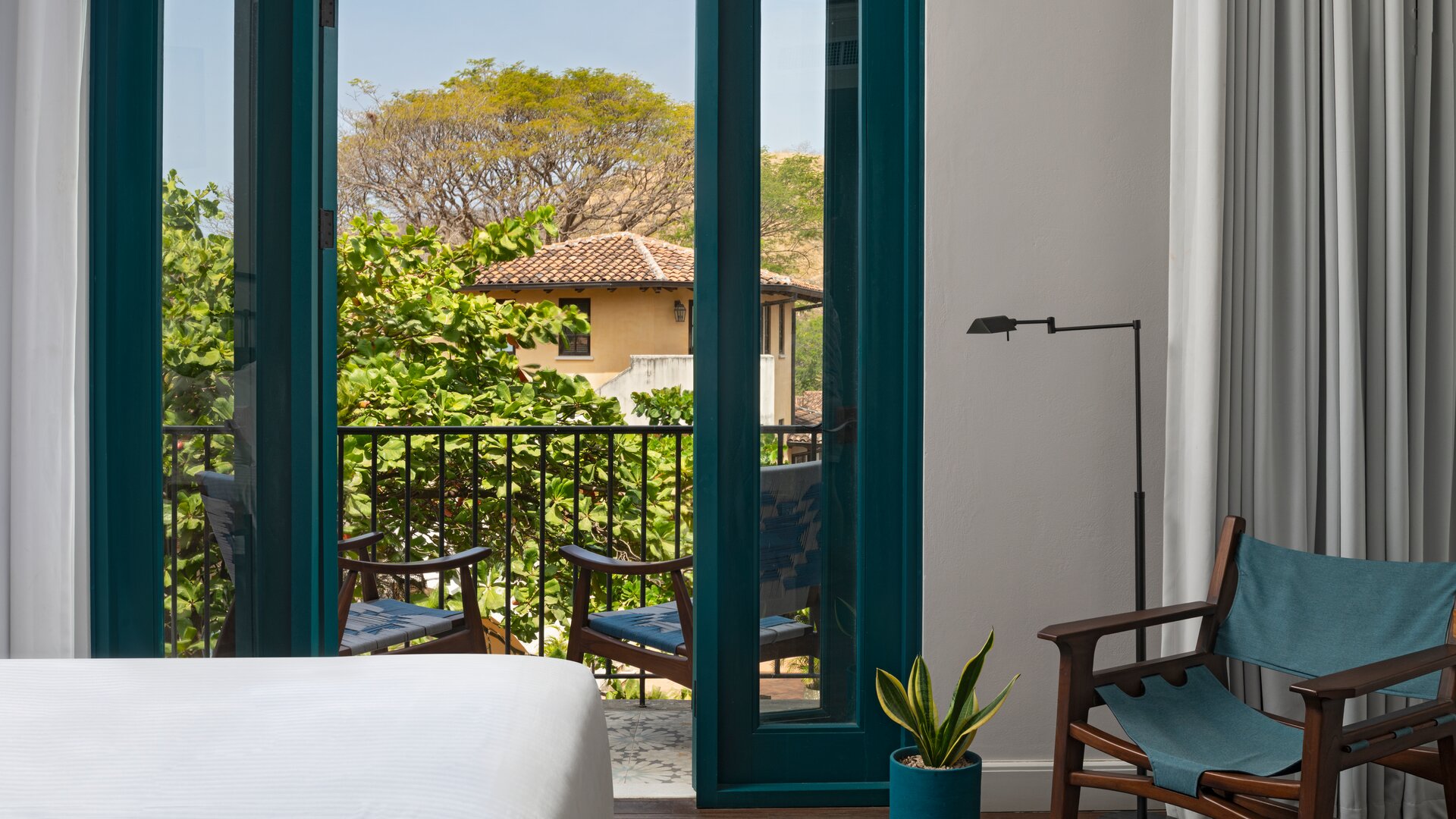 Plaza Balcony Guest Room Balcony Entrance and View
