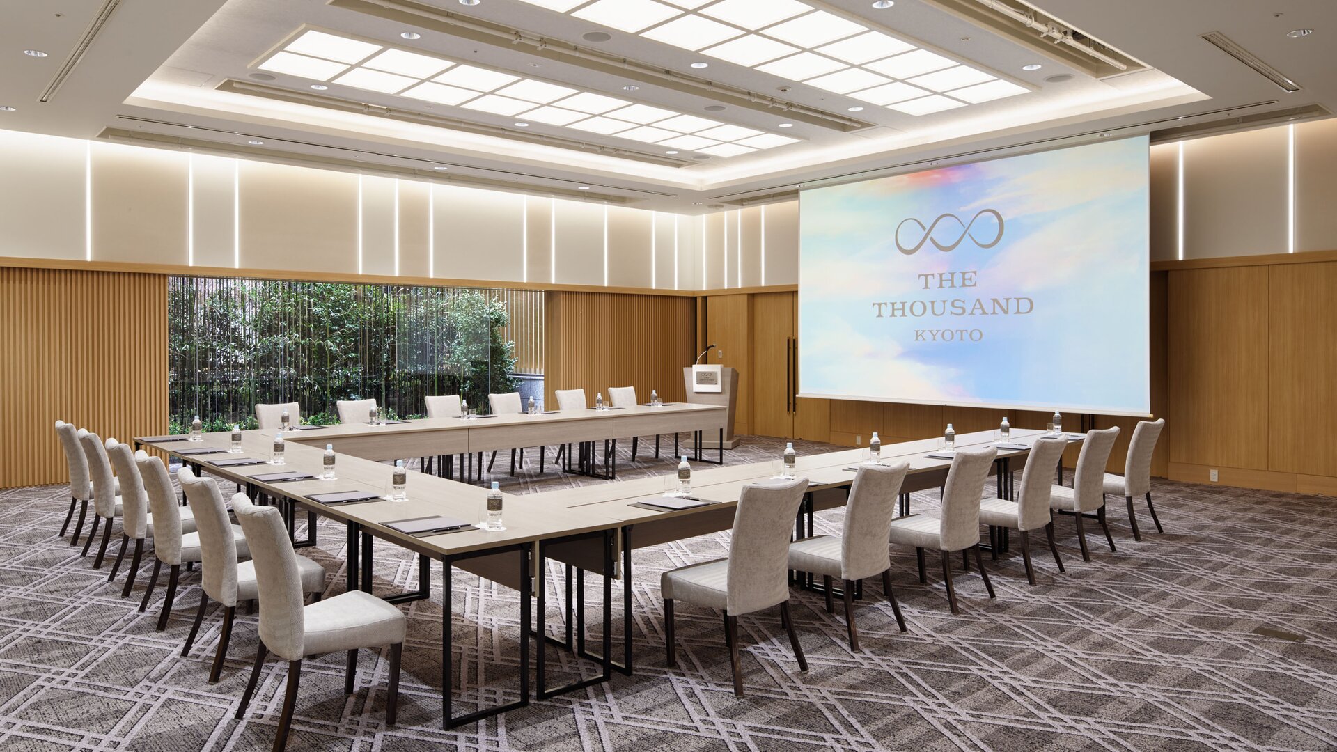 The Banquet Studio Sen Event Space U-Shape Table Setting